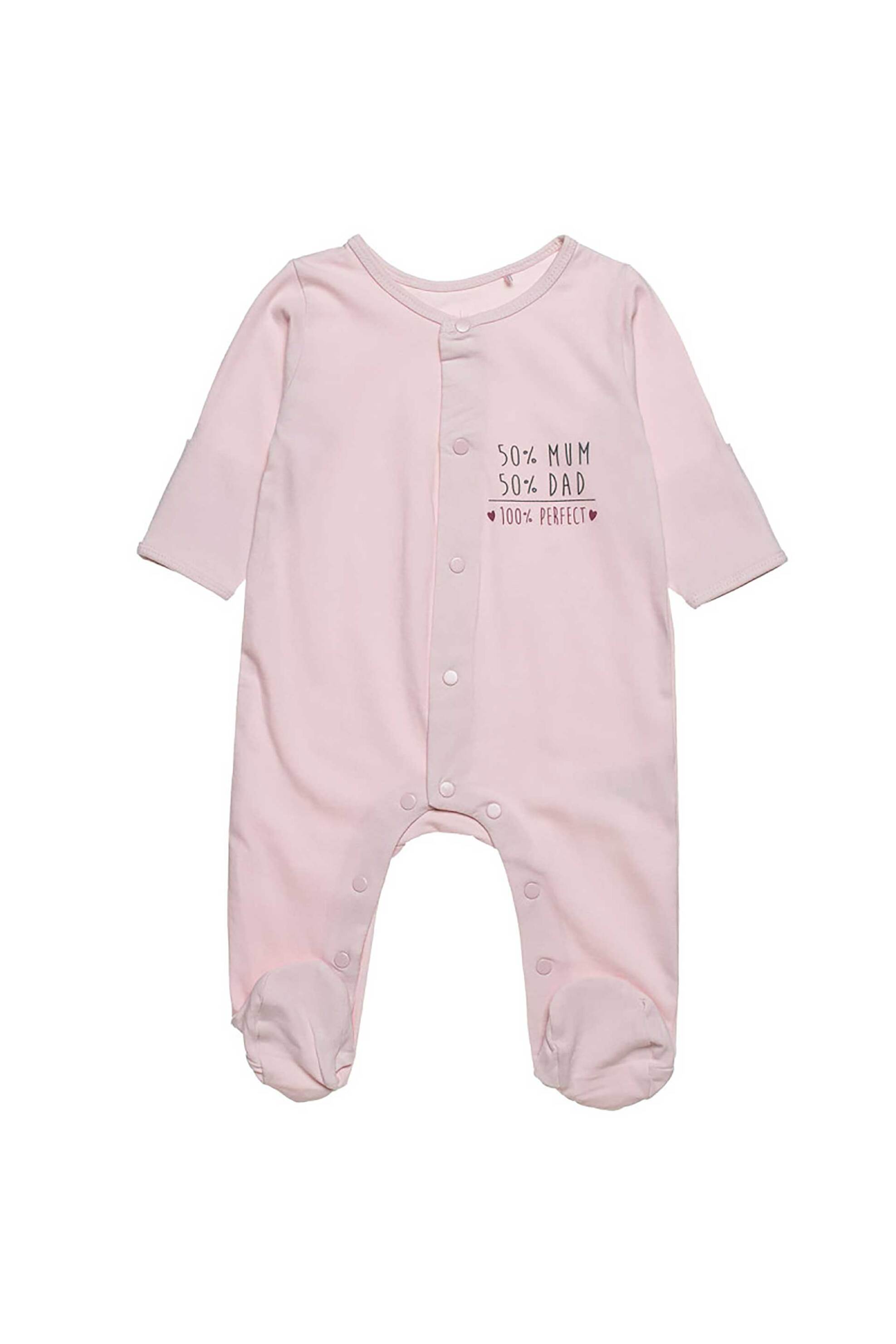 ALOUETTE Alouette βρεφικό φορμάκι με print "Tender Comforts" (1 - 12 μηνών) - 00481288 Ροζ