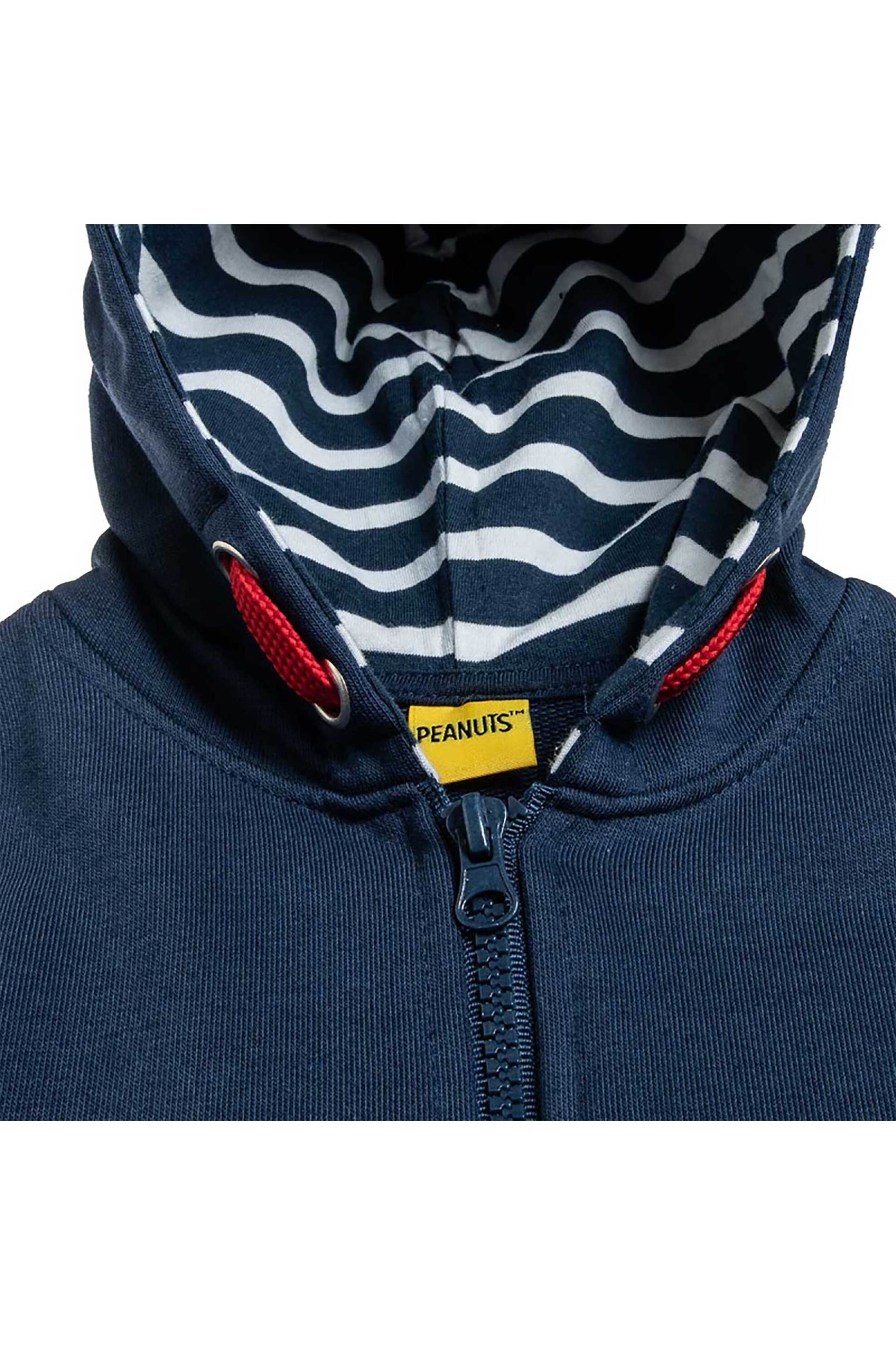 Alouette παιδική ζακέτα με κουκούλα και κέντημα "Snoopy" (12 μηνών - 5 ετών) - 00360277 Σκούρο Μπλε φωτογραφία