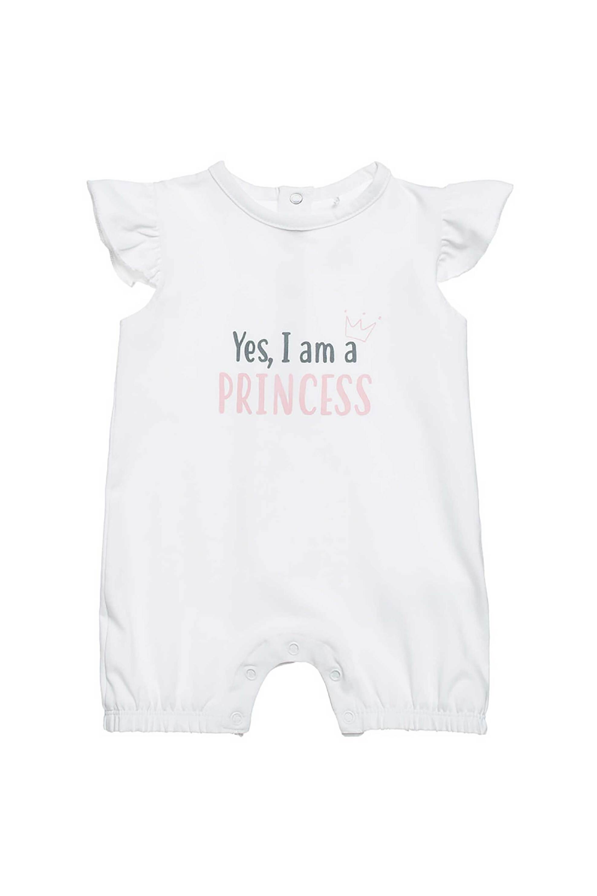 Alouette βρεφικό φορμάκι με print "Tender Comforts" (1 - 12 μηνών) - 00481313 Λευκό