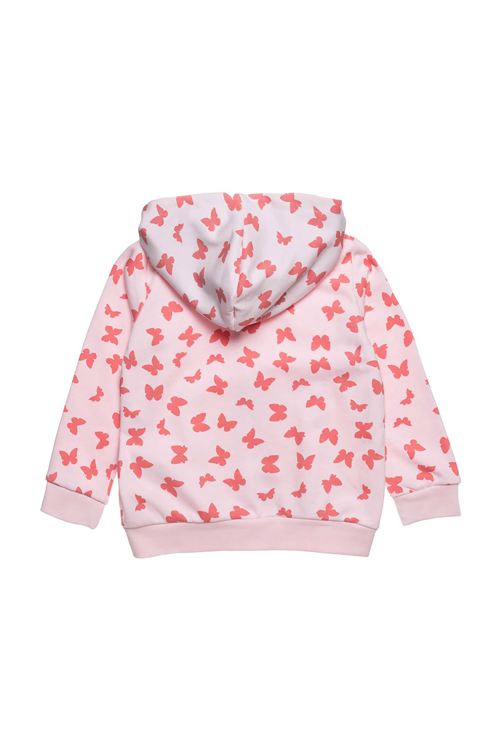 Alouette παιδική ζακέτα με κουκούλα και all-over print (9 μηνών - 5 ετών) - 00460483 Ροζ φωτογραφία