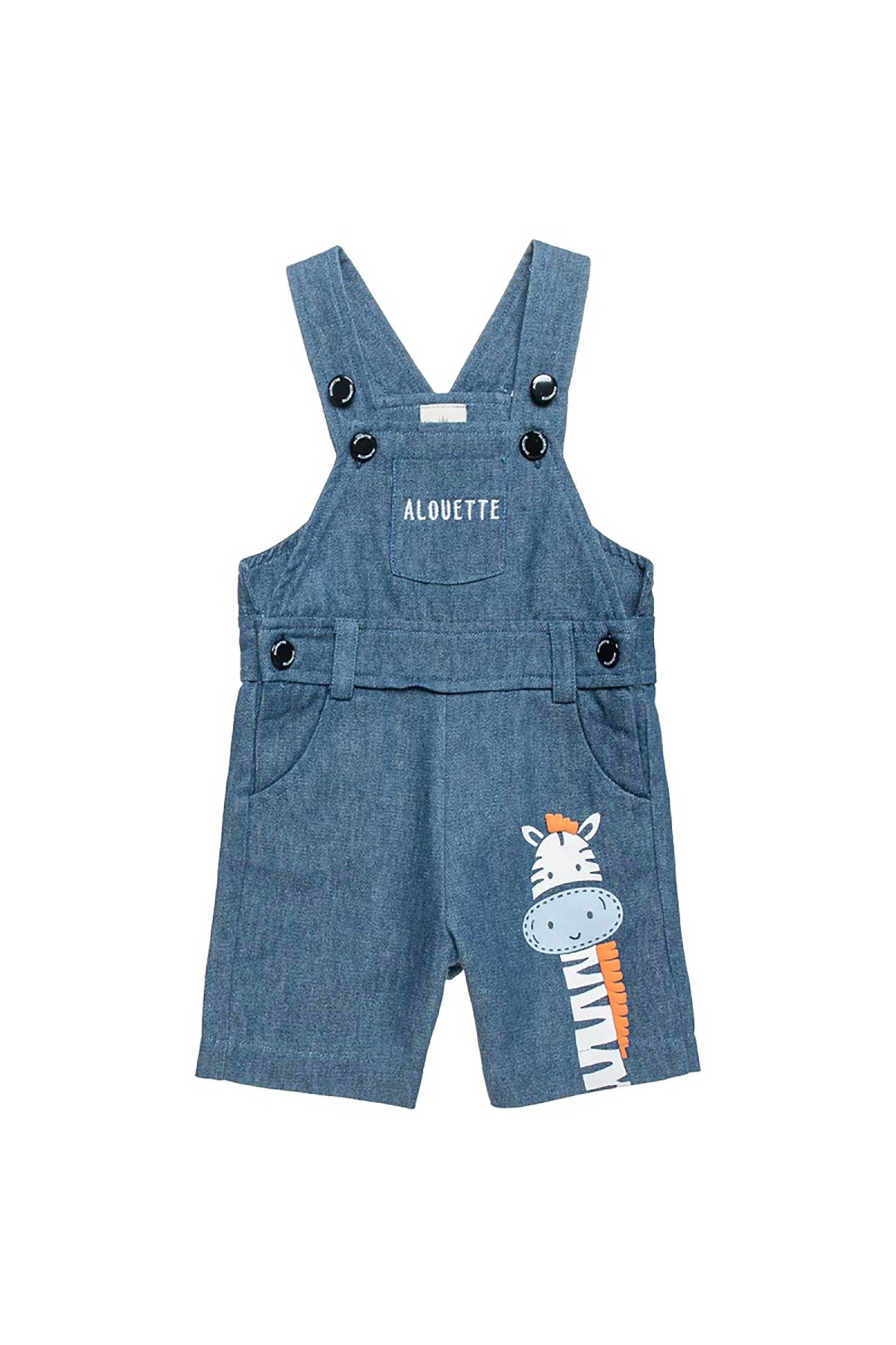 Alouette παιδική denim σαλοπέτα με μπλούζα "Tender Comforts" (3 - 18 μηνών) - 00470914 Denim Blue φωτογραφία