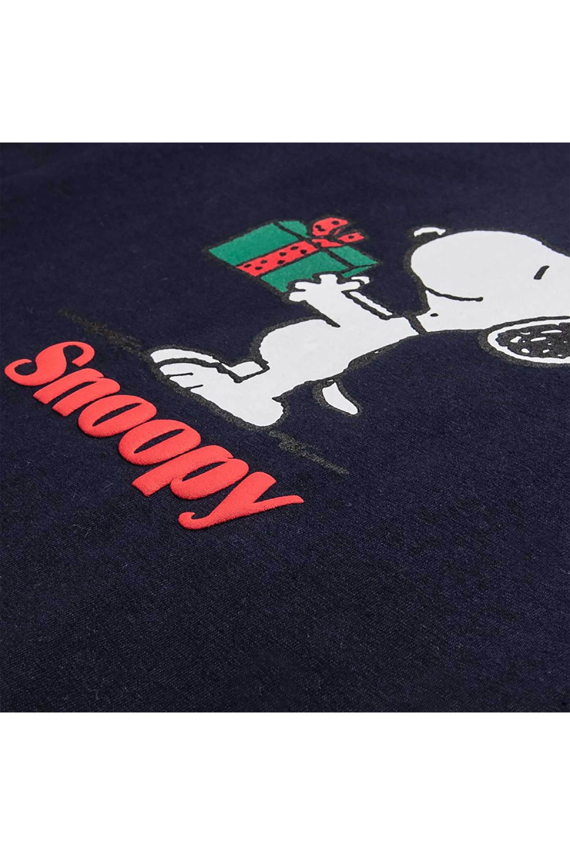 Alouette παιδική πιτζάμα με print "Snoopy" και καρό σχέδιο (2 τεμάχια) - 00390208 Κόκκινο φωτογραφία