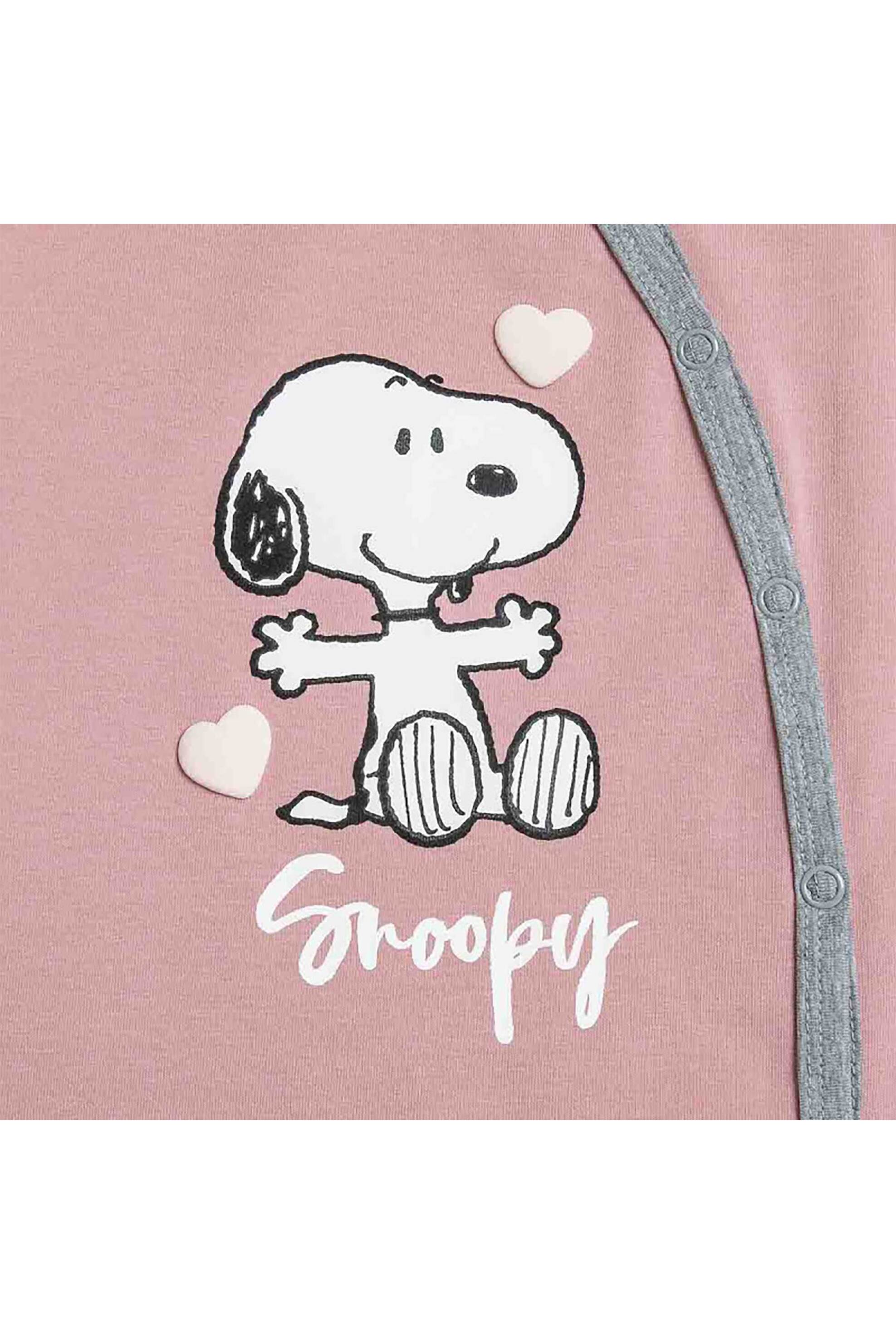 Alouette βρεφικό φορμάκι με print "Snoopy" (1 - 12 μηνών) - 00580943 Ροζ φωτογραφία