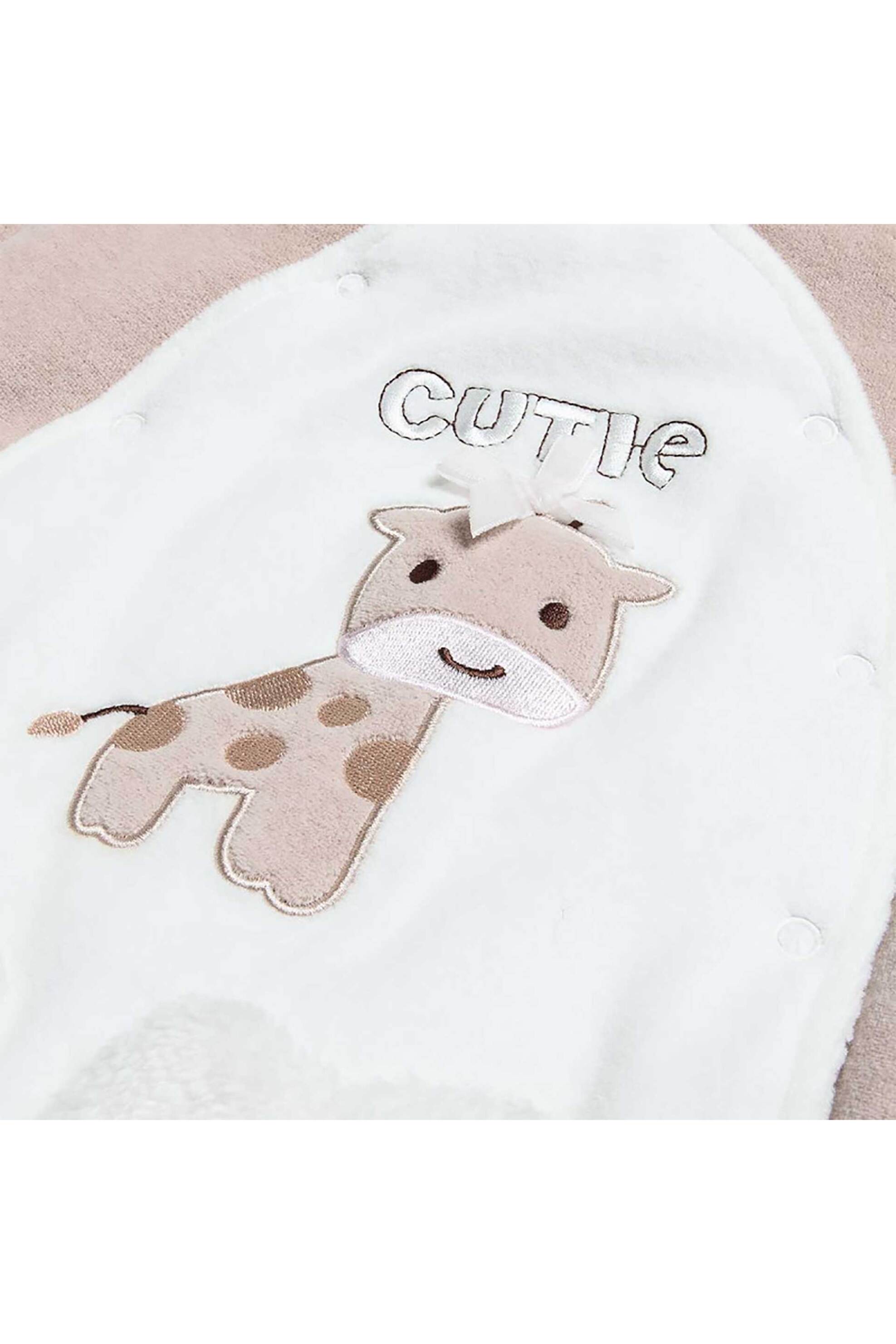 Alouette βρεφικό φορμάκι εξόδου με κεντήματα και κουκούλα "Tender Comforts" (1 - 12 μηνών) - 00481347 Μπεζ φωτογραφία