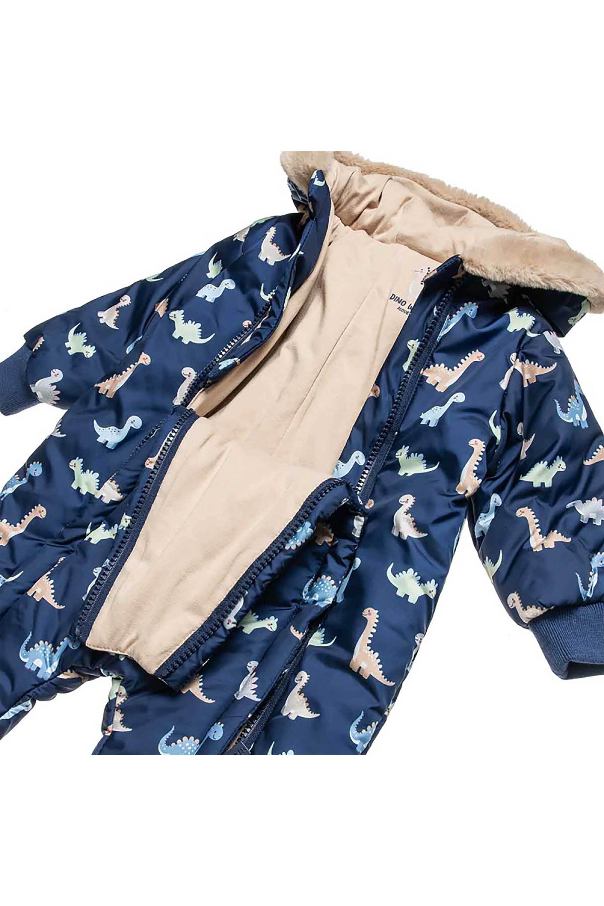 Alouette βρεφικό φορμάκι εξόδου με all-over print και κουκούλα "Tender Comforts" (1 - 12 μηνών) - 00481359 Μπλε φωτογραφία