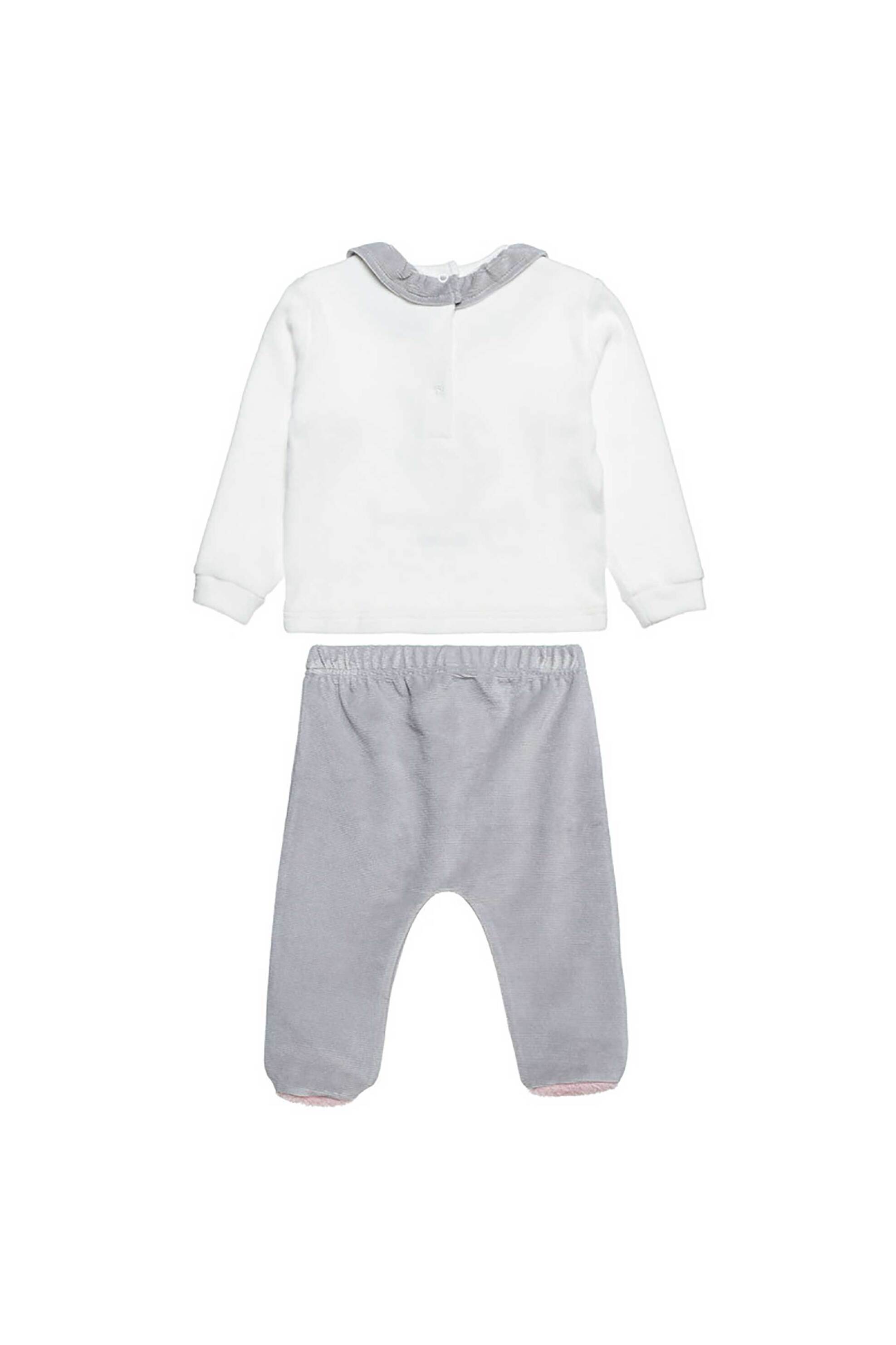 Alouette βρεφικό σετ μπλούζα και παντελόνι ''Tender Comforts'' (3-12 μηνών) - 00470938 Εκρού φωτογραφία