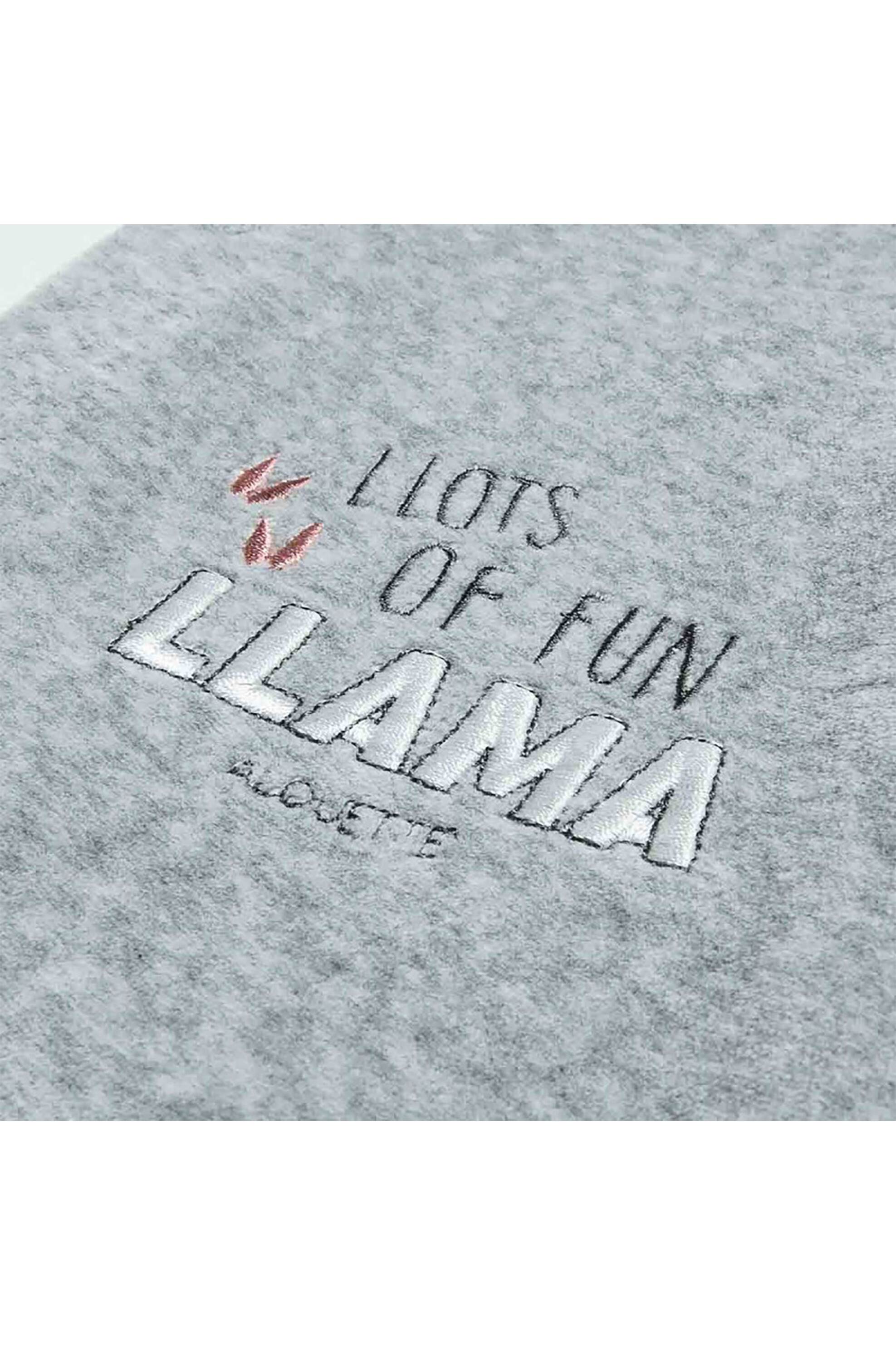 Alouette βρεφικό φορμάκι βελουτέ με γιακά και κέντημα (1-12 μηνών) - 00481349 Γκρι φωτογραφία