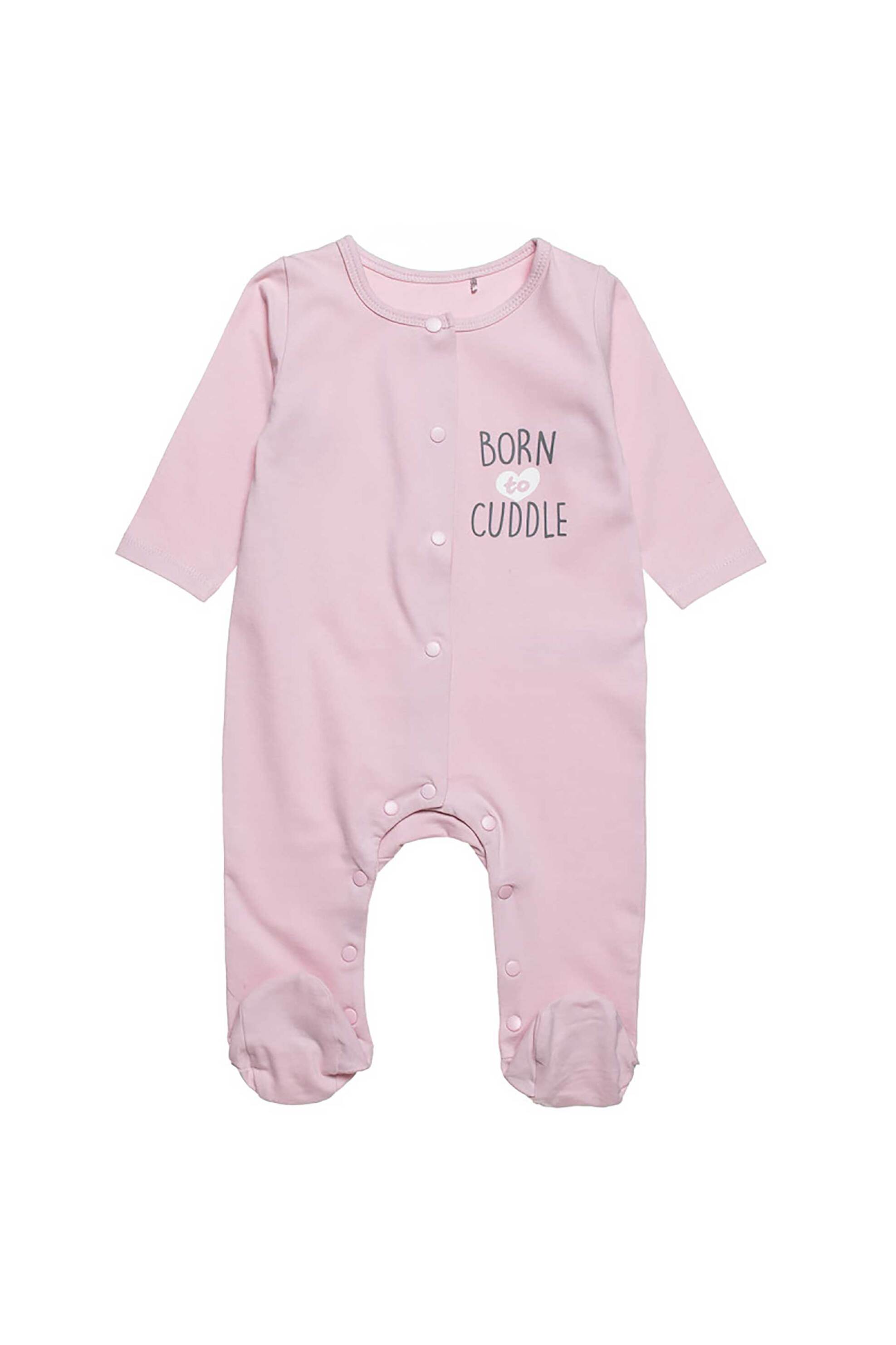 ALOUETTE Alouette βρεφικό φορμάκι με print "Tender Comforts" (1 - 12 μηνών) - 00481341 Λιλά