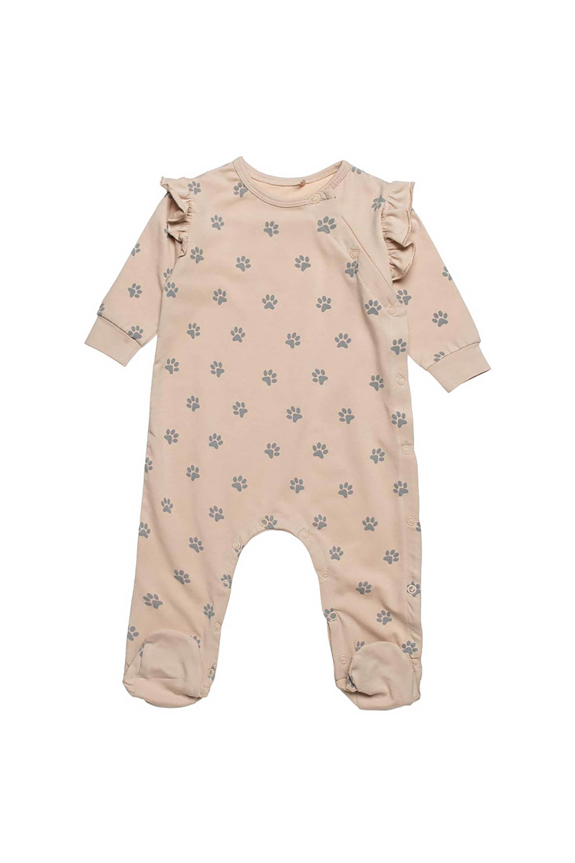 ALOUETTE Alouette βρεφικό φορμάκι με βολάν και all-over print (1-12 μηνών) - 00481354 Ροζ