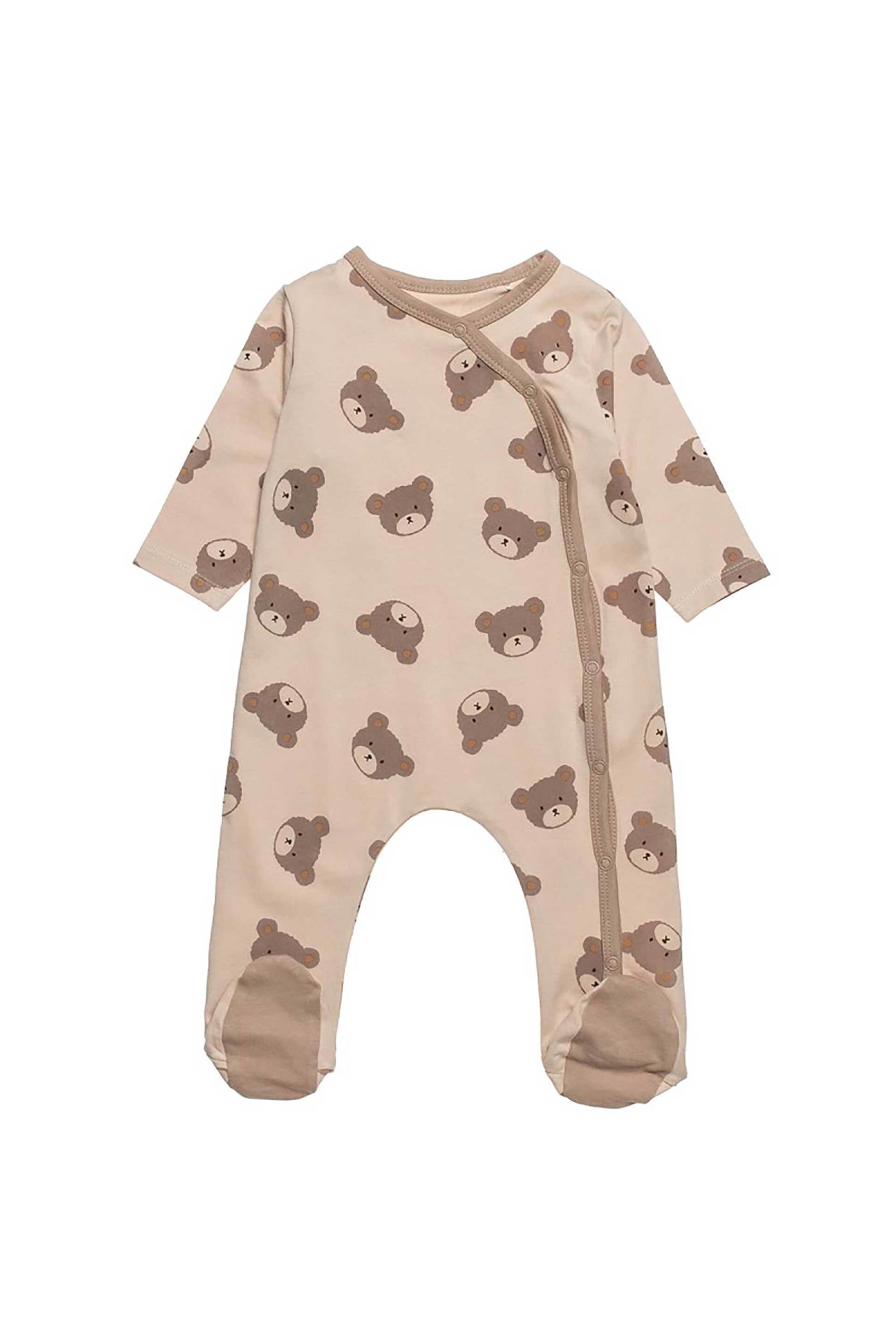 ALOUETTE Alouette βρεφικό φορμάκι με all-over print (1-12 μηνών) - 00481357 Μπεζ