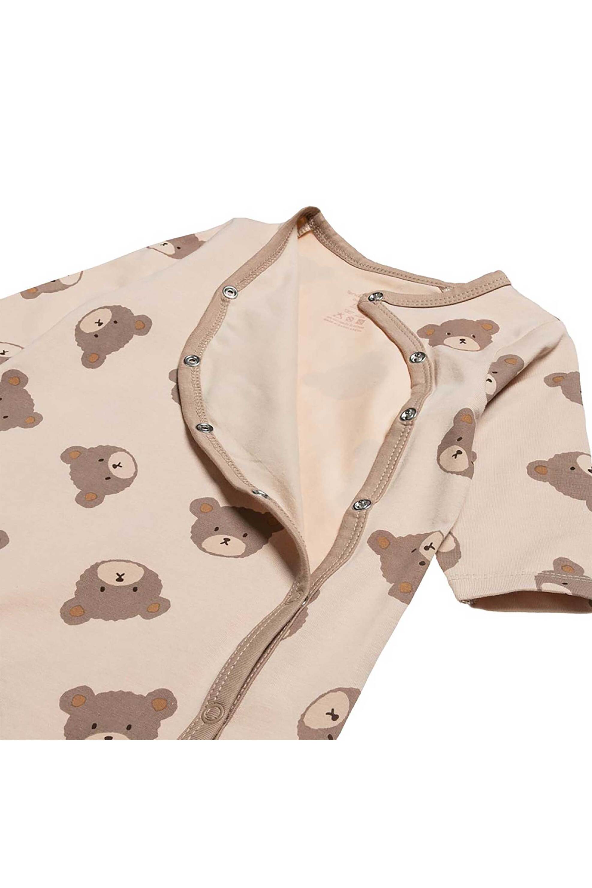 Alouette βρεφικό φορμάκι με all-over print (1-12 μηνών) - 00481357 Μπεζ φωτογραφία