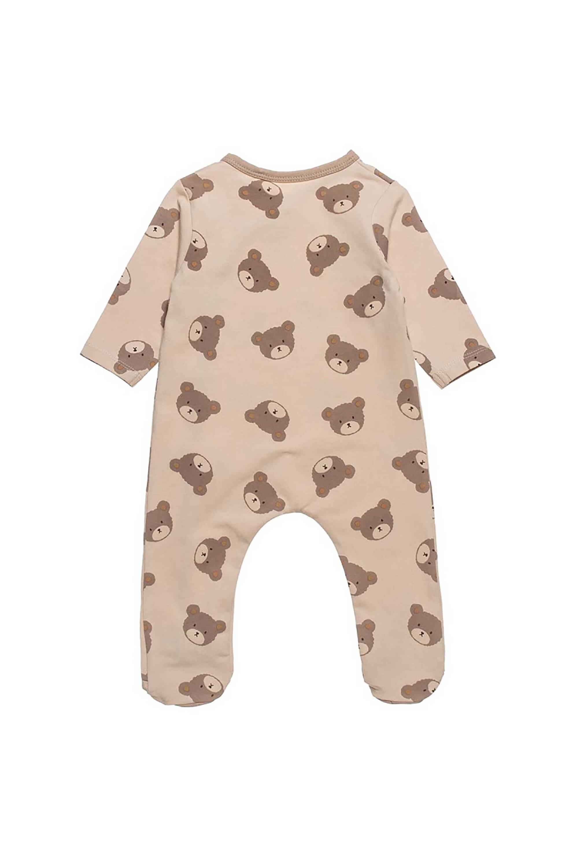 Alouette βρεφικό φορμάκι με all-over print (1-12 μηνών) - 00481357 Μπεζ φωτογραφία