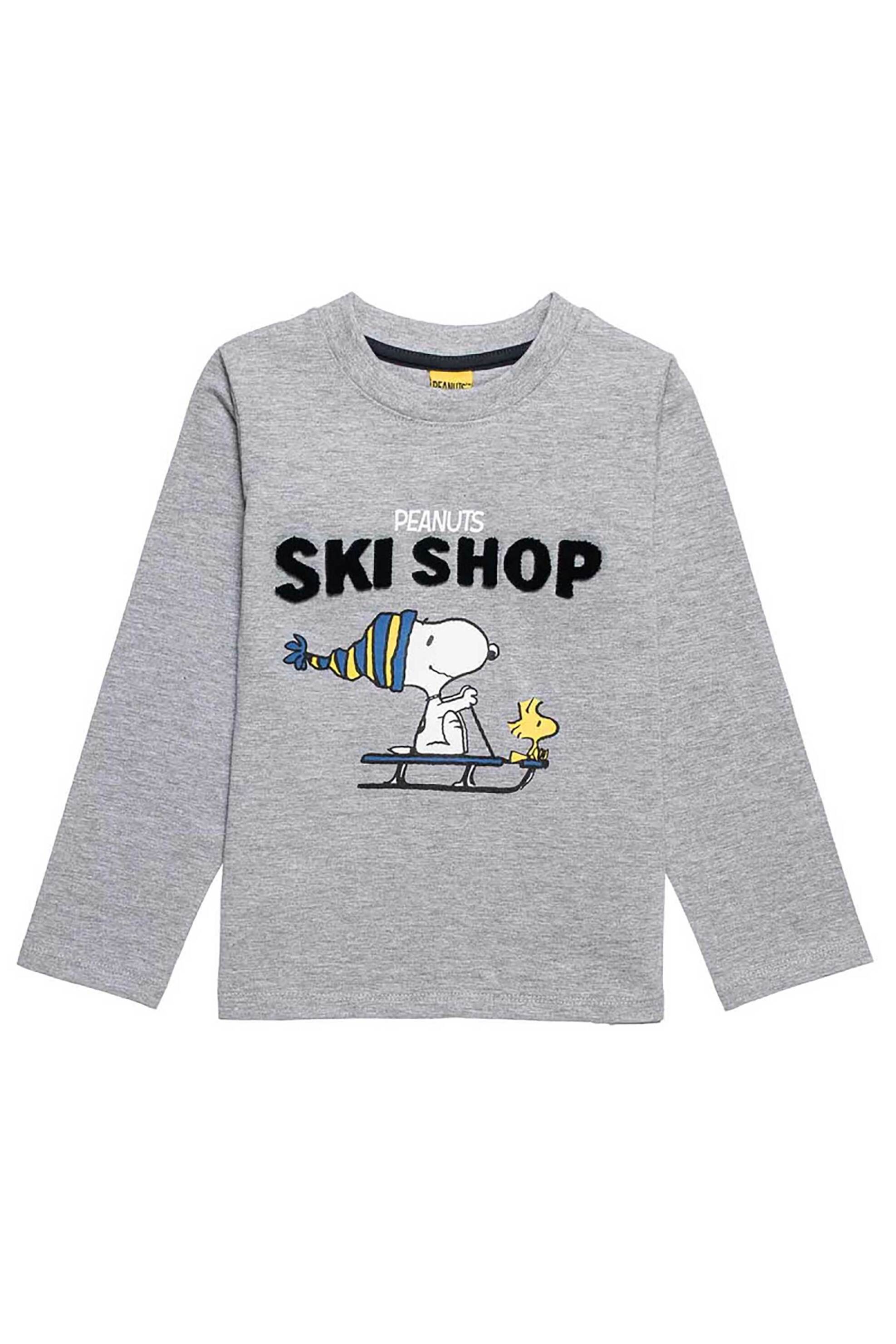 Alouette παιδική μπλούζα με print "Snoopy" (18 μηνών-8 ετών) - 00321186 Γκρι