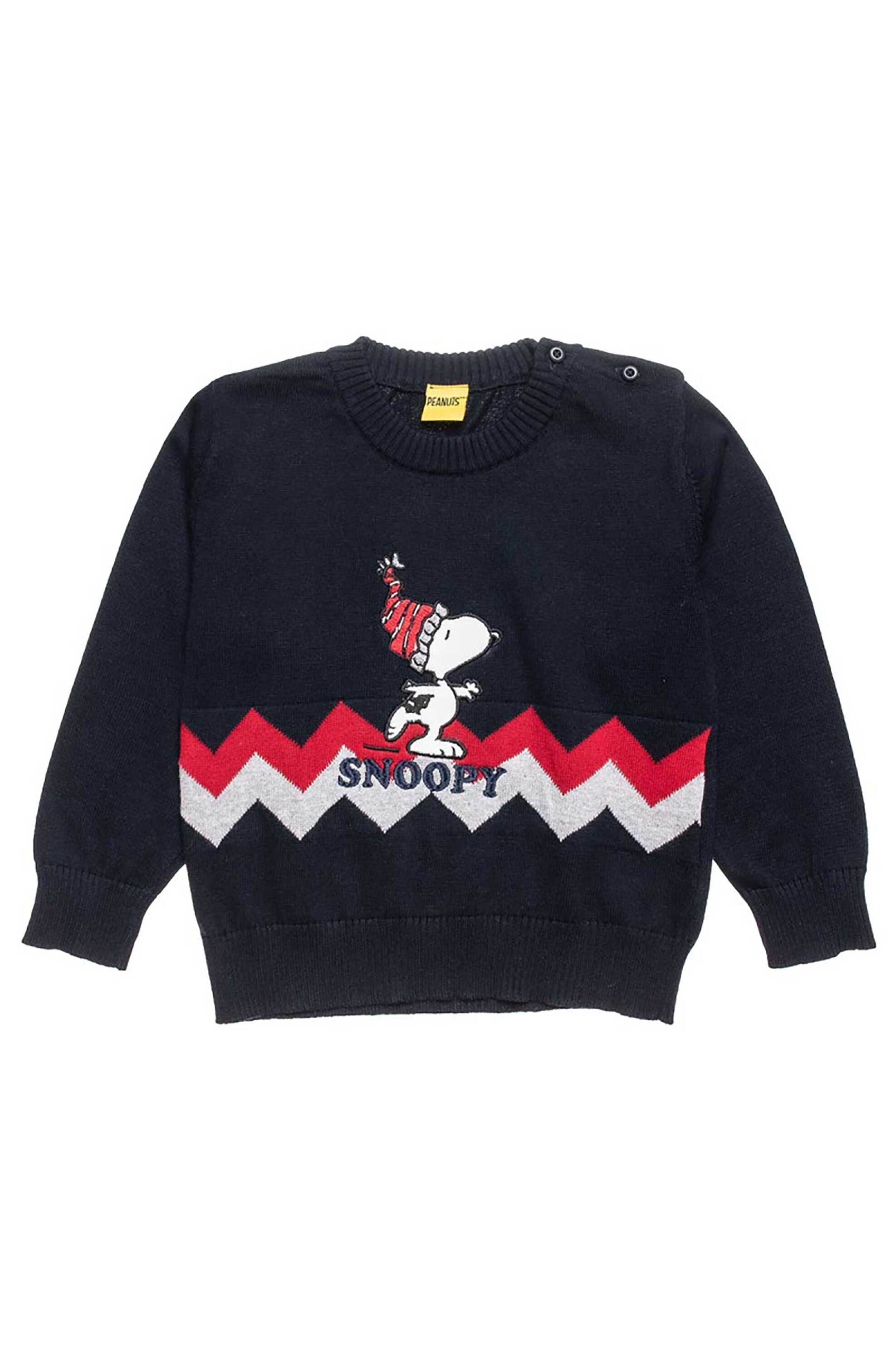 Alouette παιδικό πουλόβερ με print "Snoopy" (12 μηνών-8 ετών) - 00321199 Σκούρο Μπλε