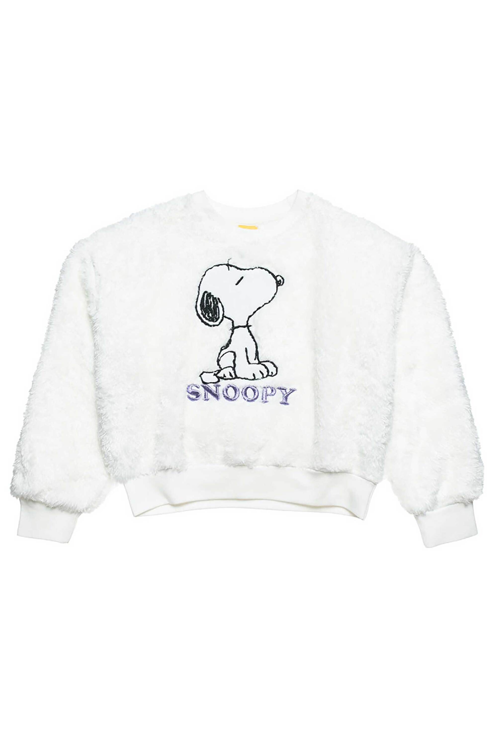 Alouette παιδικό πουλόβερ με χνουδωτή υφή και print "Snoopy" (18 μηνών-8 ετών) - 00321184 Εκρού