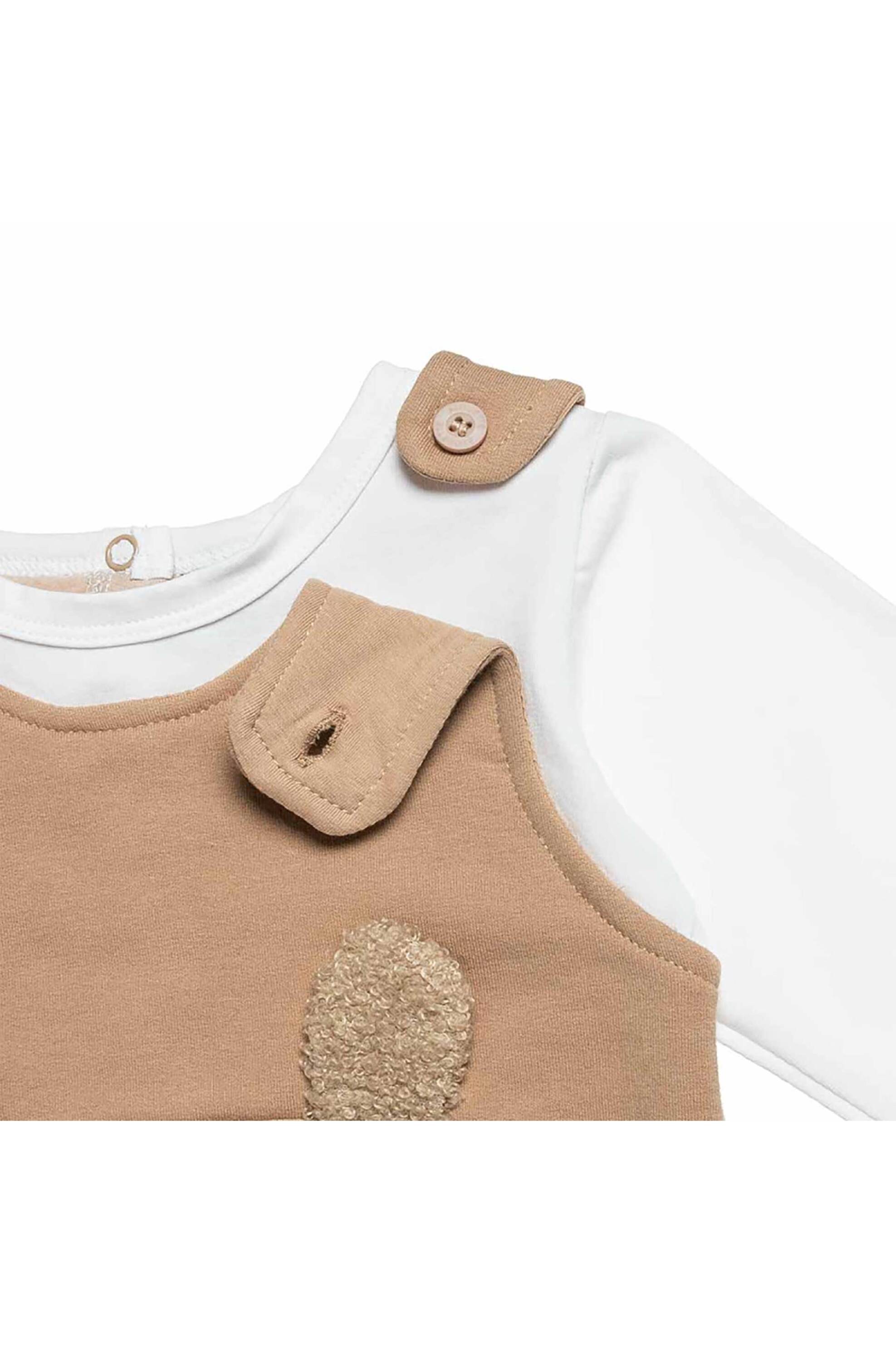 Alouette βρεφικό φορμάκι με χνουδωτά στοιχεία ''Tender Comforts'' (1-12 μηνών) - 00481356 Μπεζ φωτογραφία