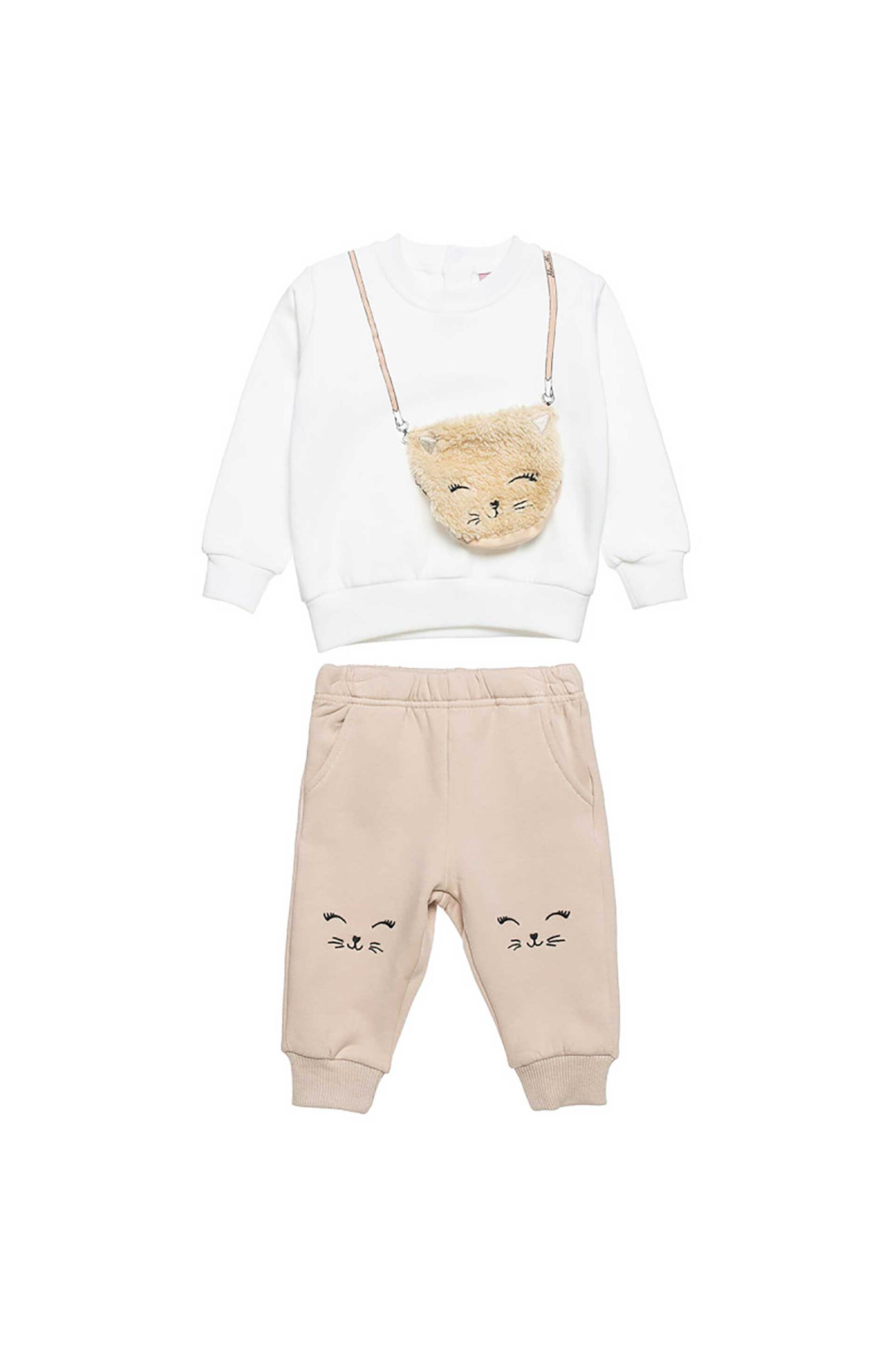 Alouette βρεφικό σετ φόρμας "Tender Comforts" (3-18 μηνών) - 00470935 Εκρού