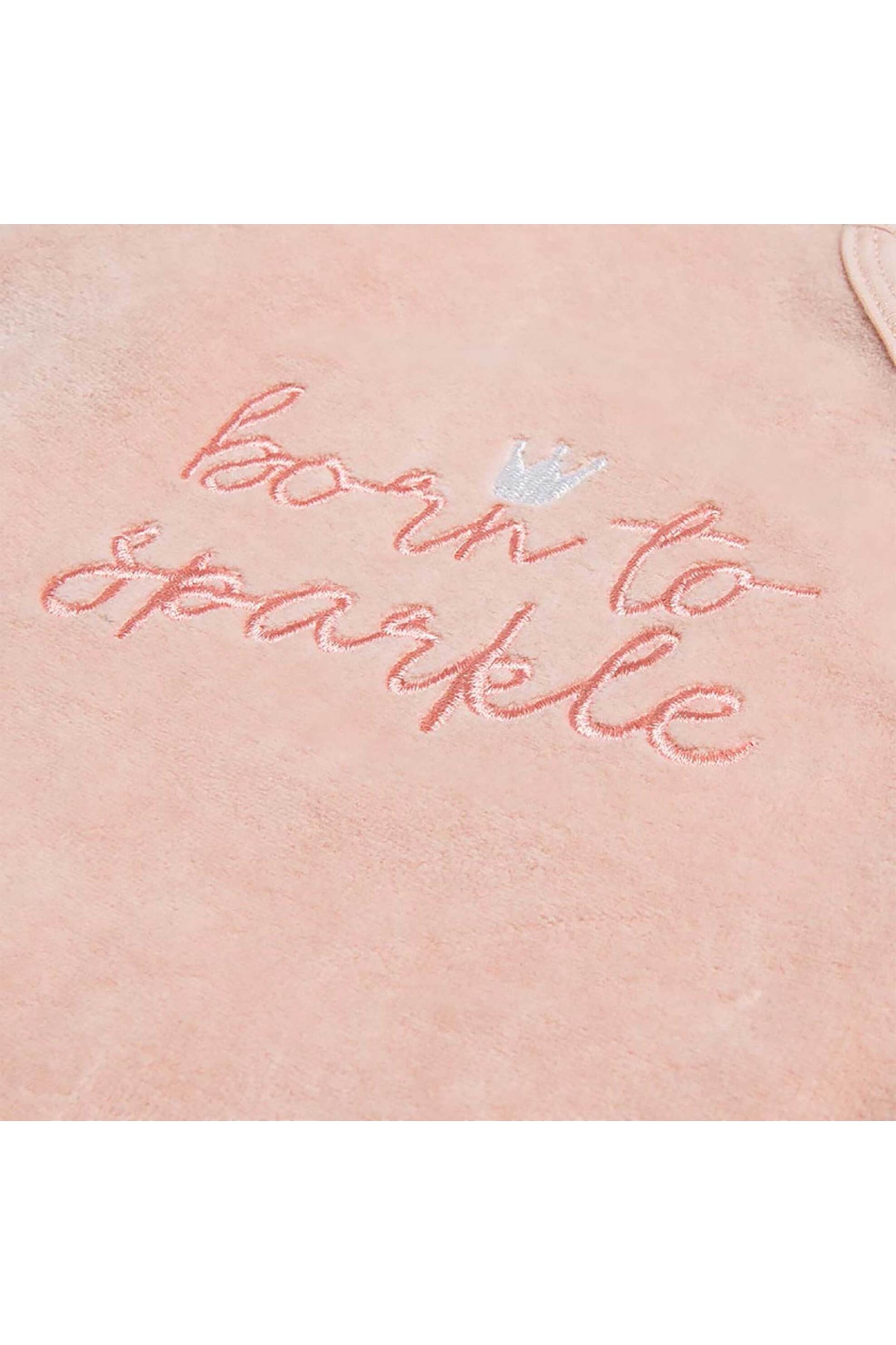 Alouette βρεφικό φορμάκι με lettering (1-12 μηνών) - 00481333 Ροζ φωτογραφία