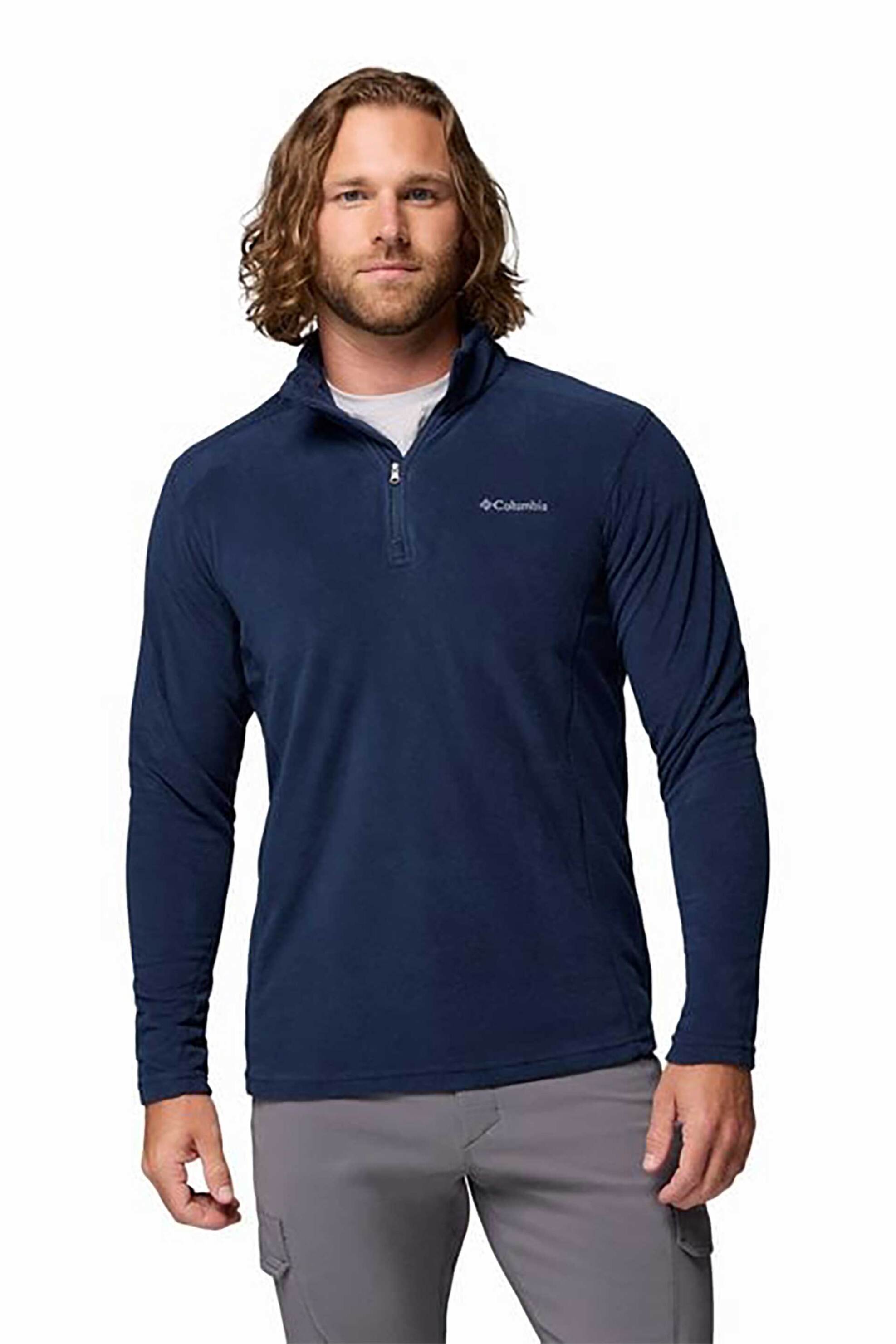 Columbia ανδρική μπλούζα fleece "Klamath Range™ II" - EM6503100L Μπλε Σκούρο