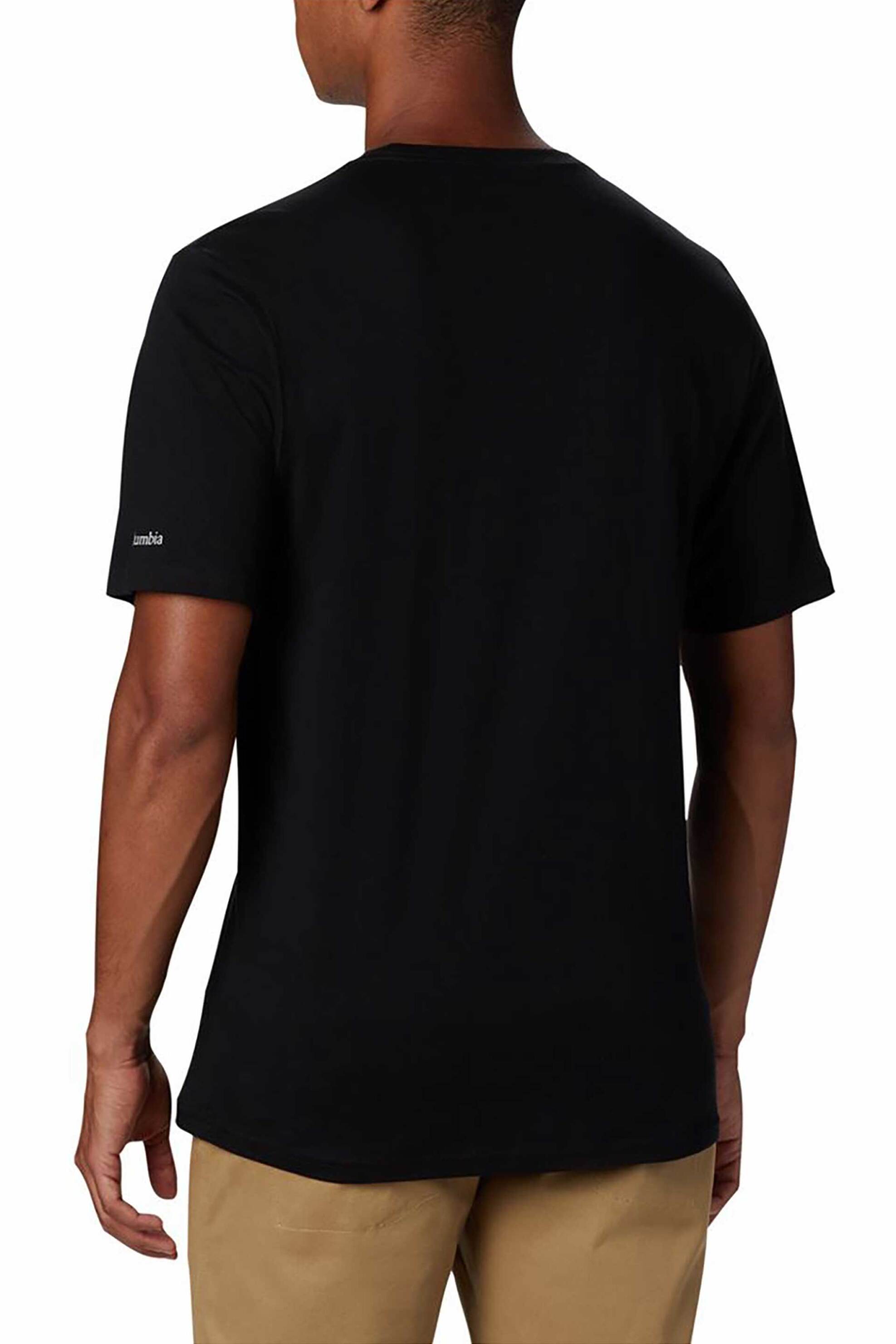 Columbia Ανδρικό T-Shirt Csc Basic Logo - 1680053001L Μαύρο