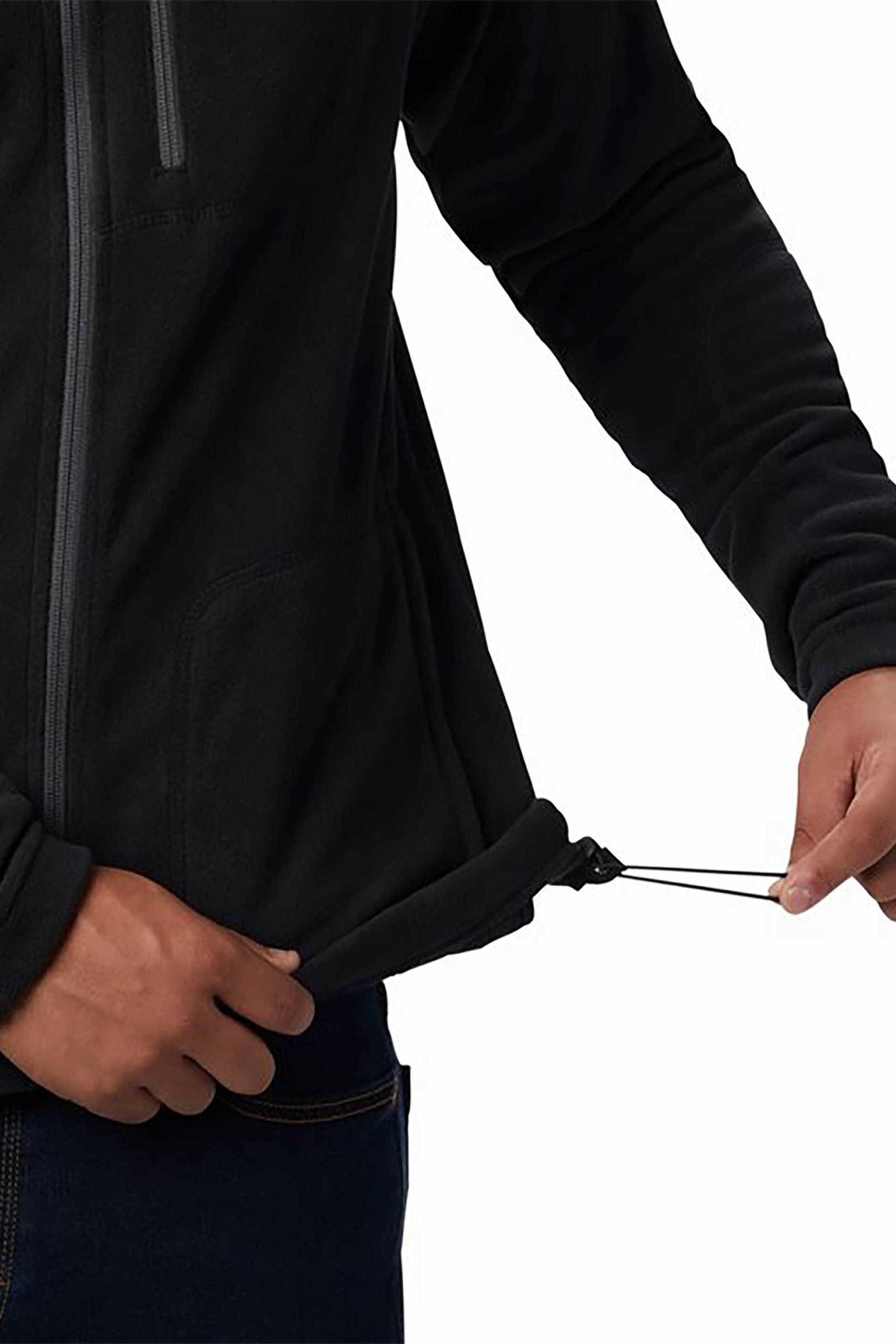 Columbia Ανδρική Ζακέτα Fleece Fast Trek Ii - Am3039A010S Μαύρο