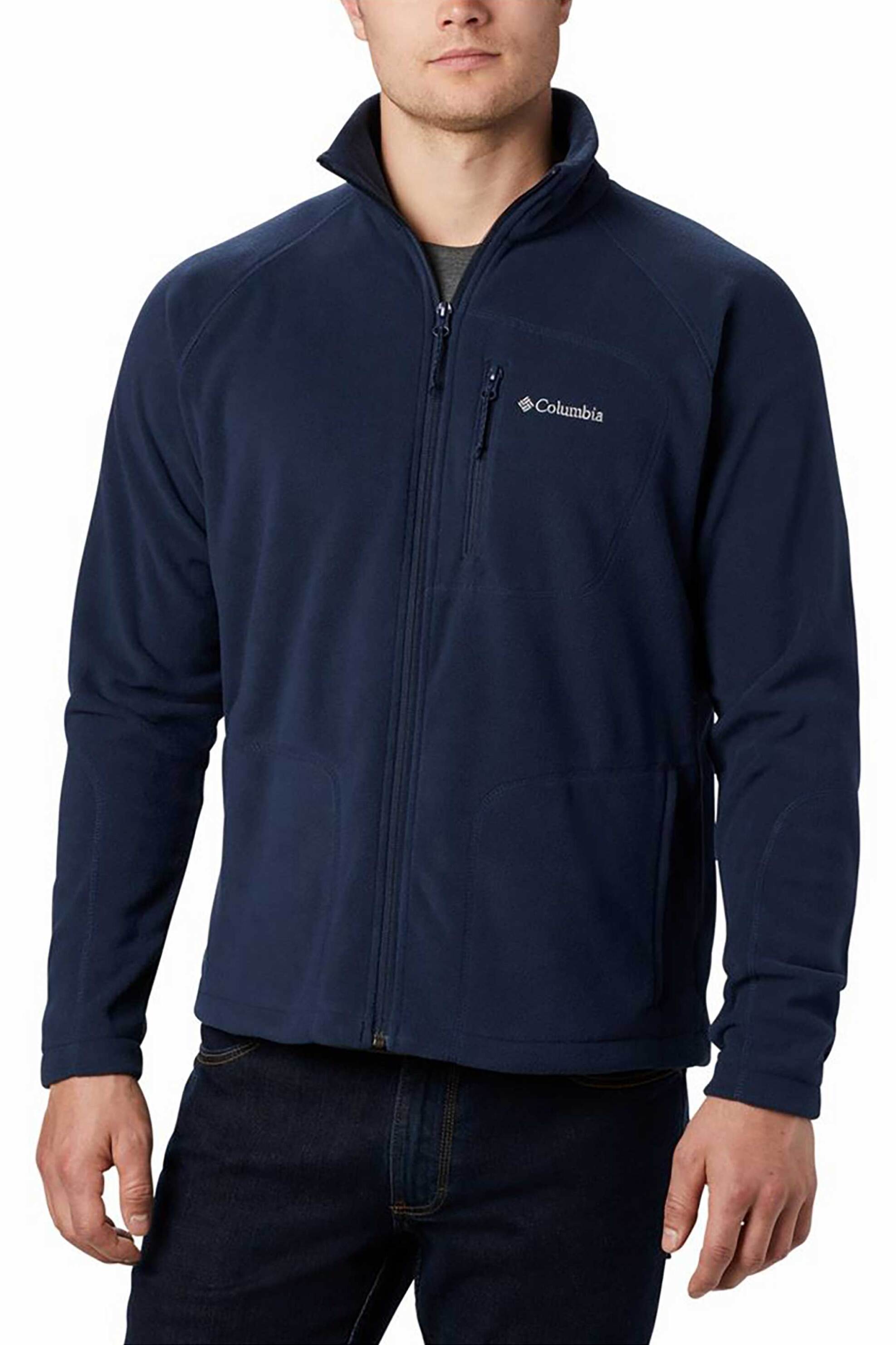 Columbia ανδρική ζακέτα fleece "Fast Trek™ II" - AM3039A010S Μπλε Σκούρο