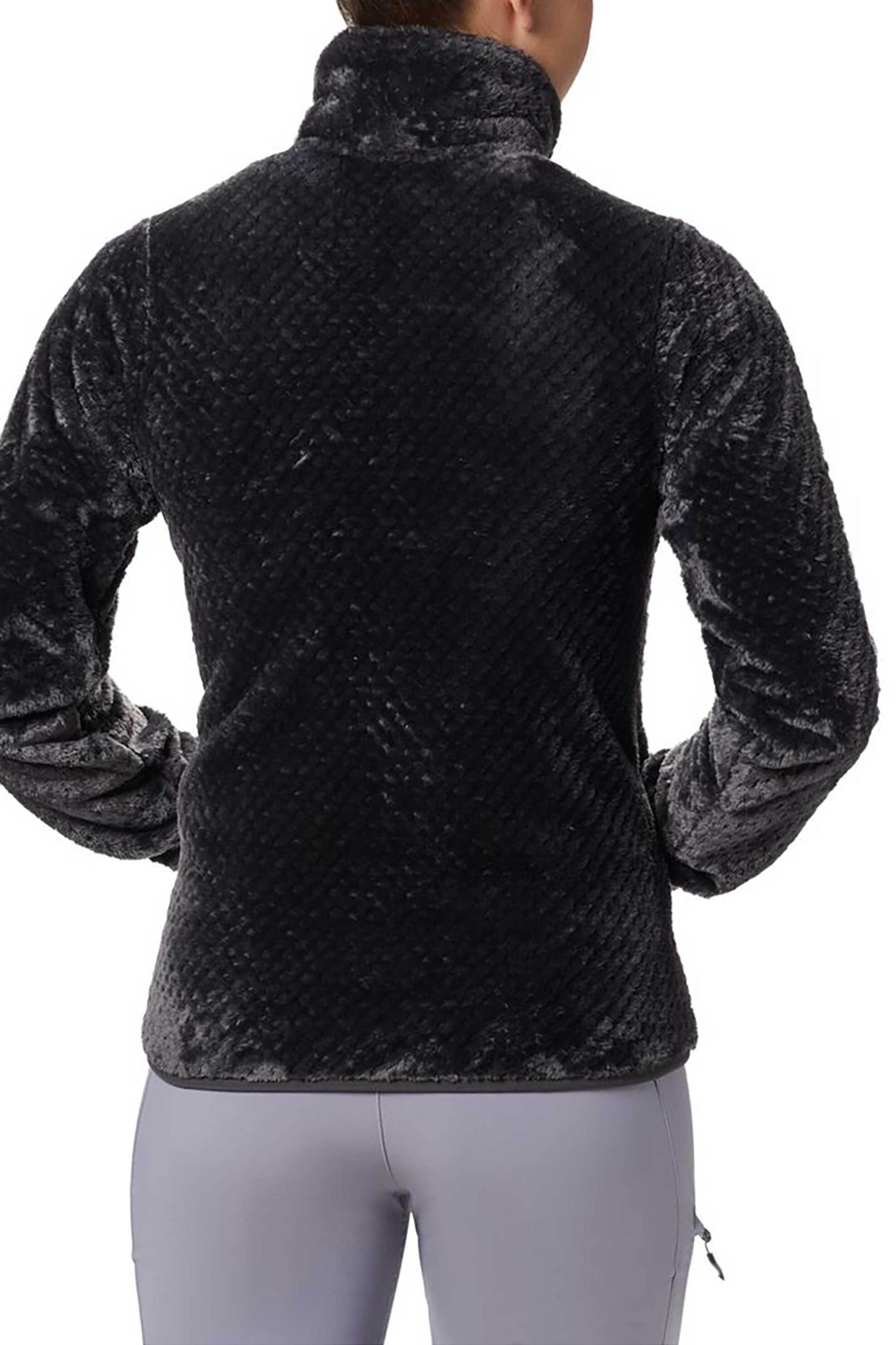 Columbia γυναικεία ζακέτα fleece με βελούδινη υφή "Fire Side™ II Sherpa" - 1819791011M Μαύρο φωτογραφία