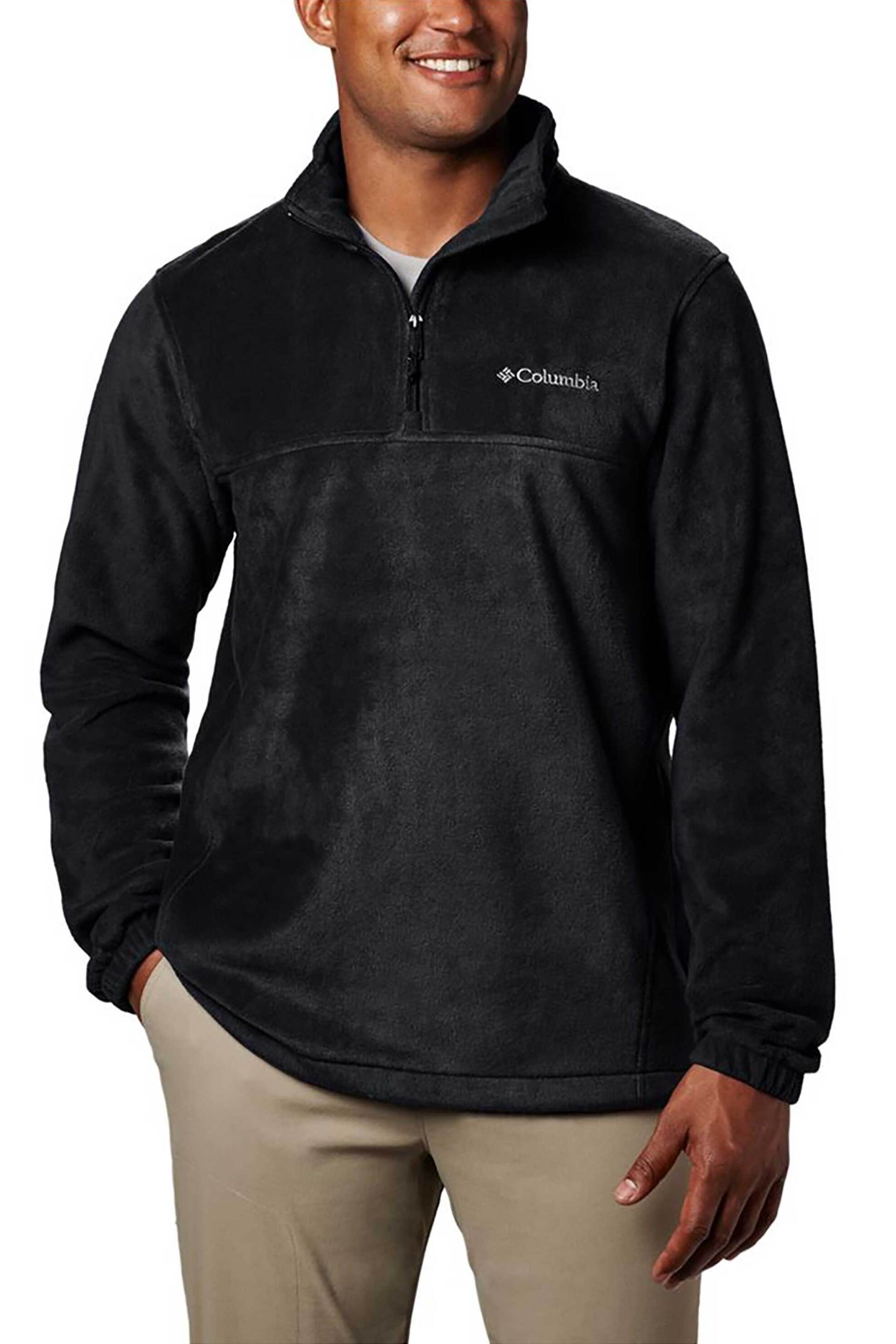 Columbia ανδρική μπλούζα fleece με 1/2 φερμουάρ "Steens Mountain™" - 1620191010S Μαύρο