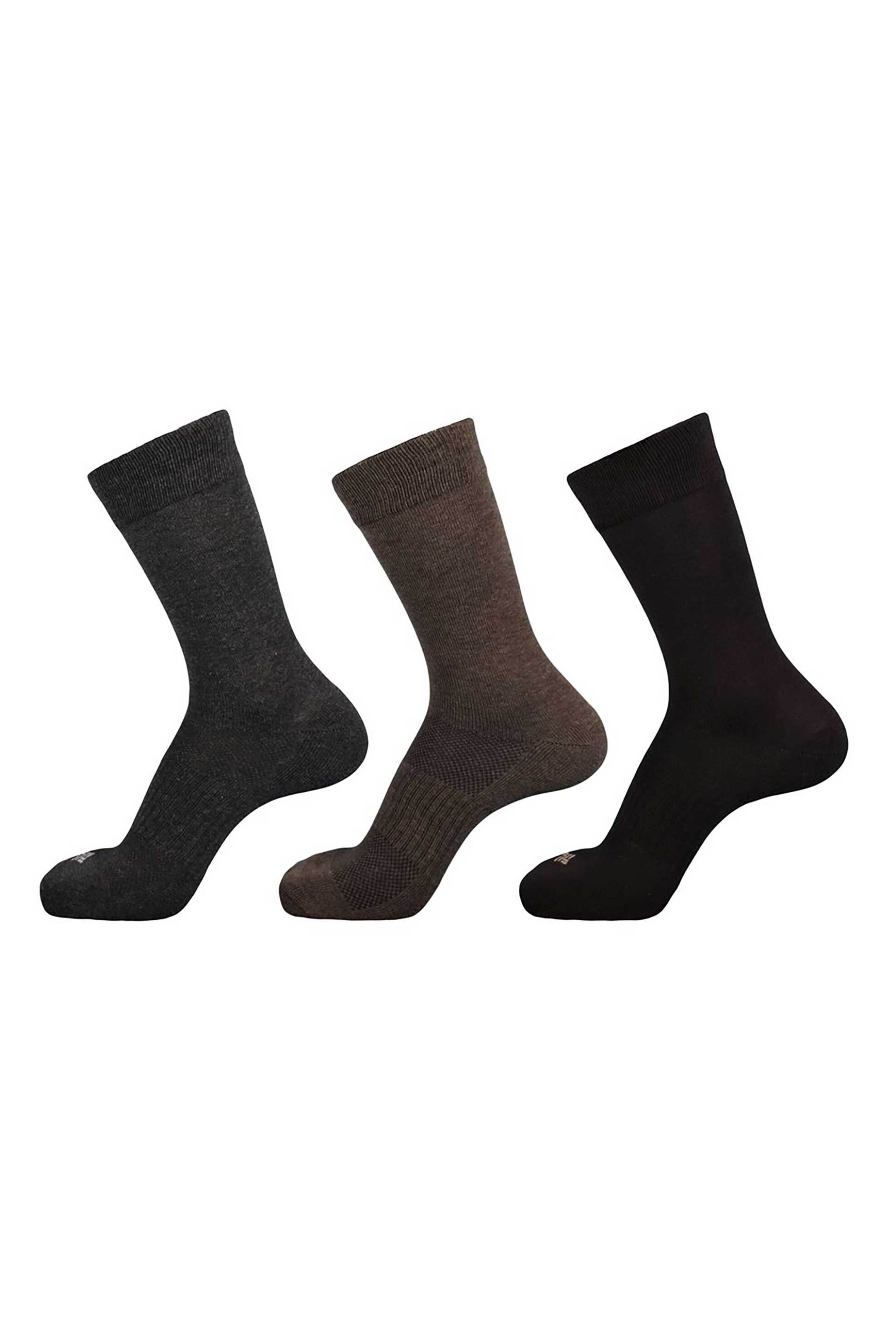 Columbia σετ unisex μακριές κάλτσες "Sporting" (3 ζευγάρια) - C228BrownS Καφέ Σκούρο