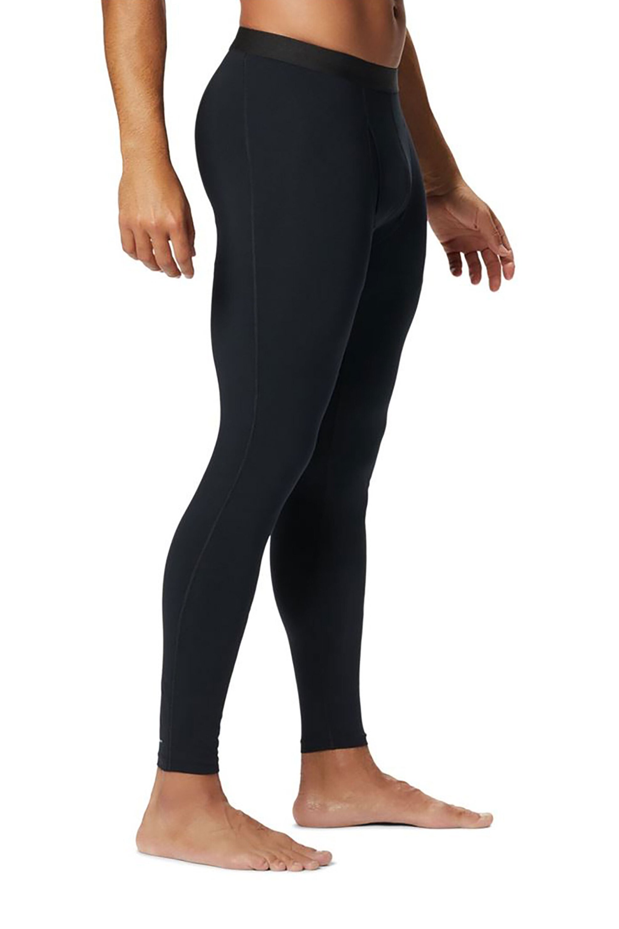 Columbia ανδρικό ισοθερμικό κολάν με logo print "Midweight Stretch Tight" - AM8064011XXL Μαύρο