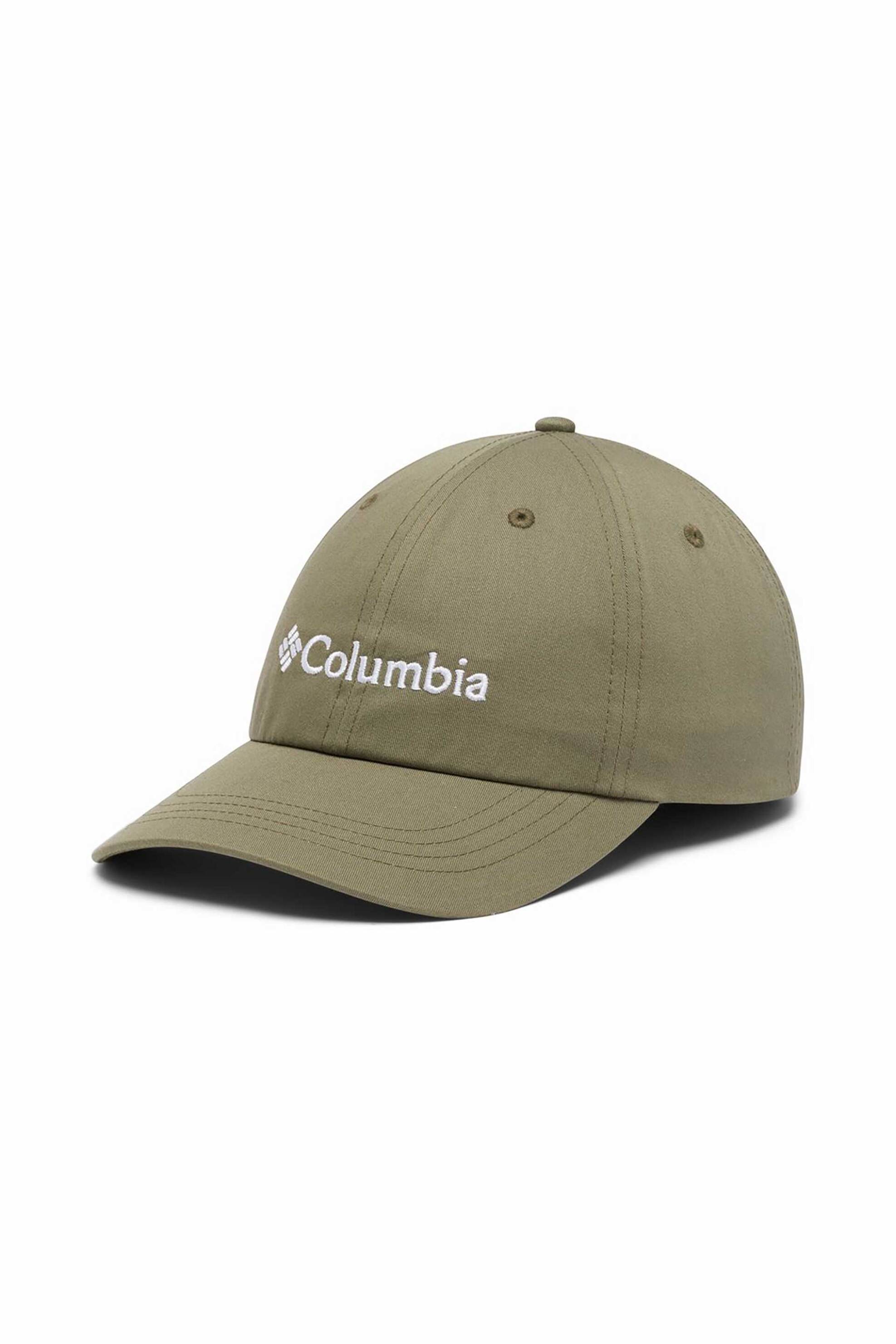 Ανδρική Μόδα > Ανδρικά Αξεσουάρ > Ανδρικά Καπέλα & Σκούφοι Columbia unisex καπέλο μονόχρωμο με κεντημένο λογότυπο "Roc™ II" - CU0019398TEM Χακί