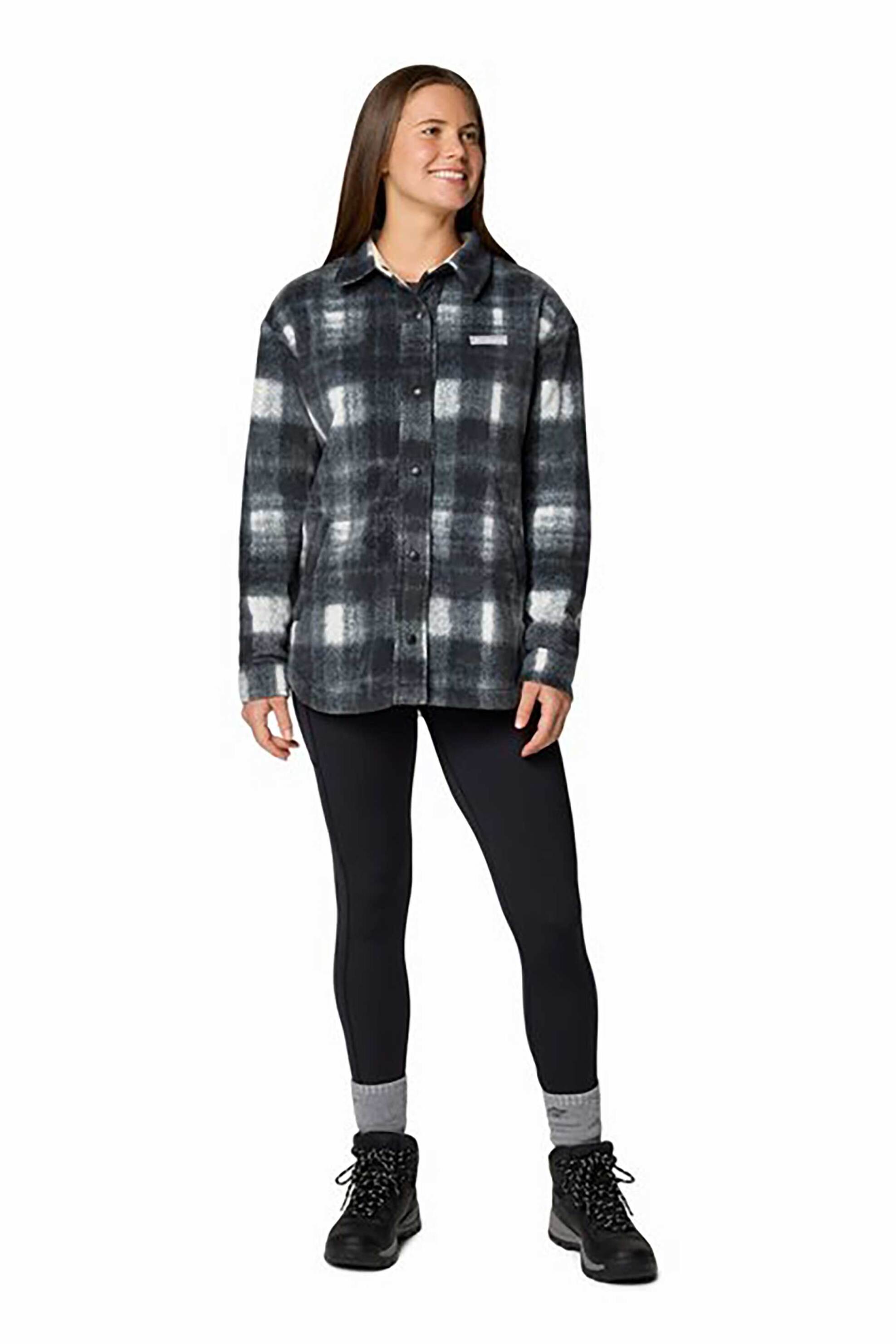 Columbia γυναικείο overshirt καρό "Benton Springs™" - 2085661375M Ανθρακί φωτογραφία