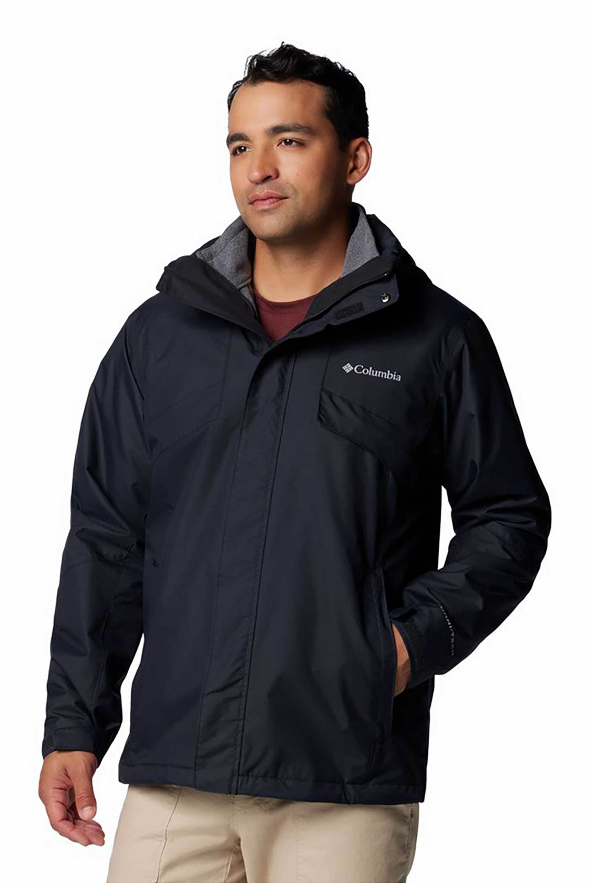 Columbia ανδρικό μπουφάν με κουκούλα "Bugaboo™ III Fleece Interchange" - 2096904010L Μαύρο