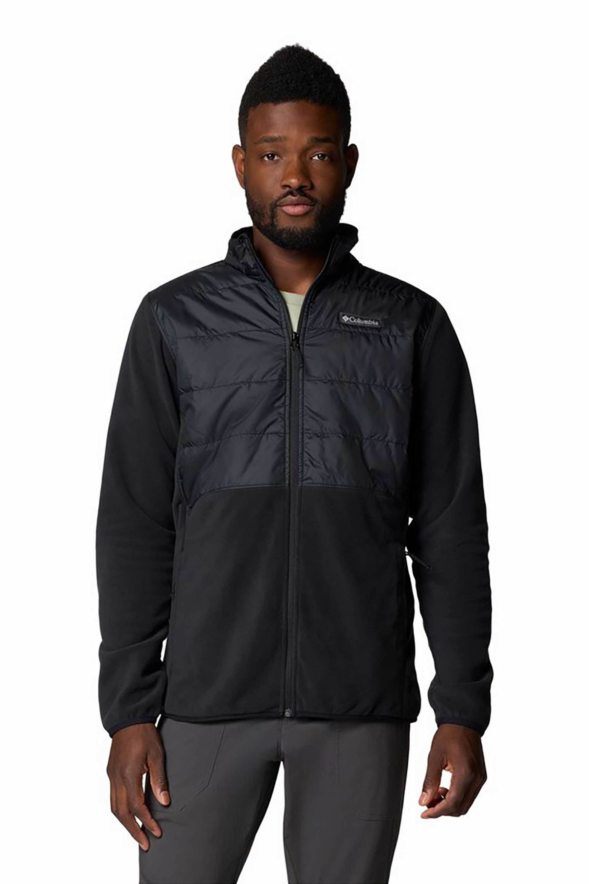 Columbia ανδρική ζακέτα fleece "Basin Butte™" - 2101761010L Μαύρο
