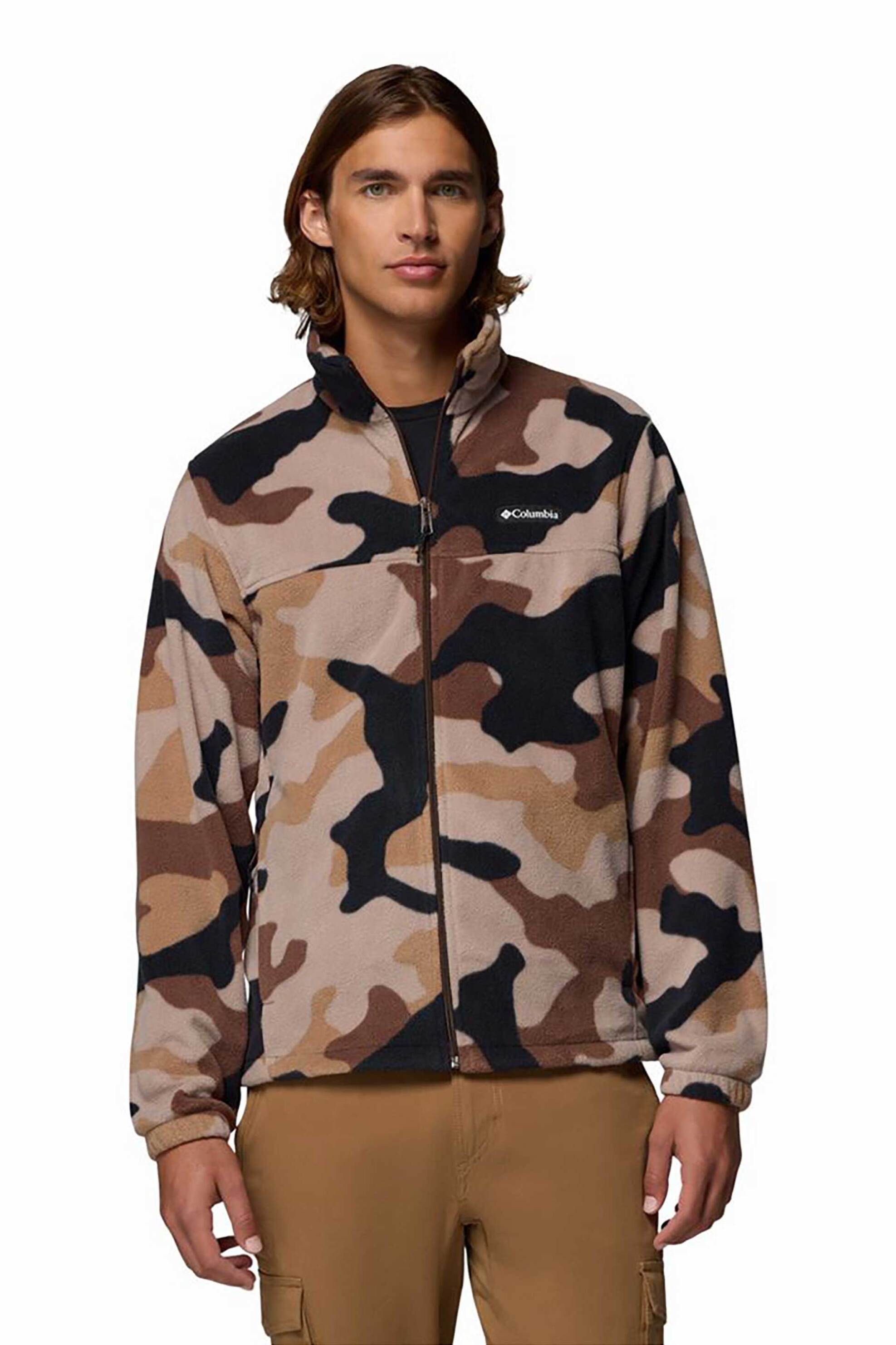 Columbia ανδρική ζακέτα fleece "Steens Mountain™ Printed" - 1478231256L Καφέ