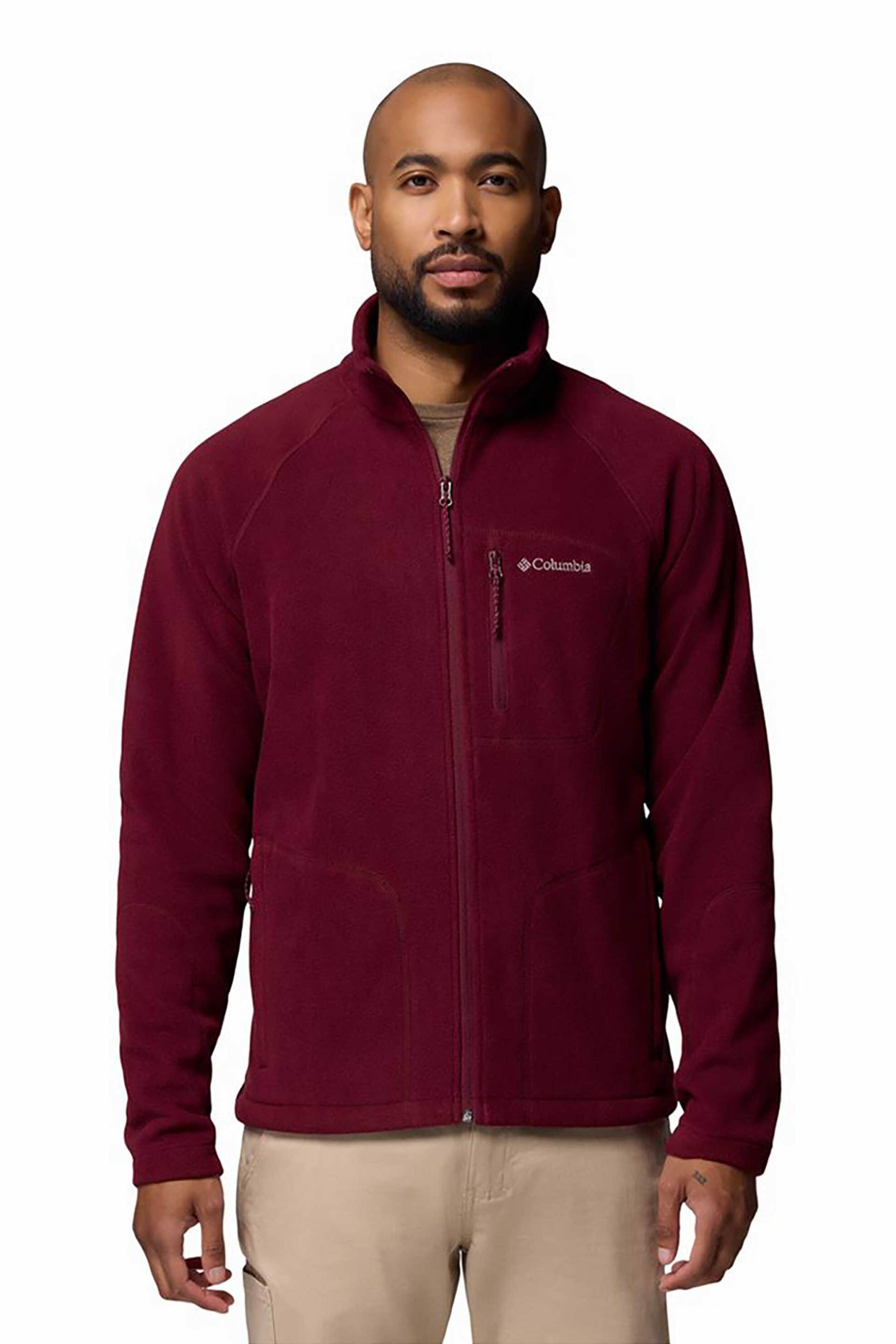 Columbia ανδρική ζακέτα fleece "Fast Trek™ II" - AM3039A010S Μπορντό