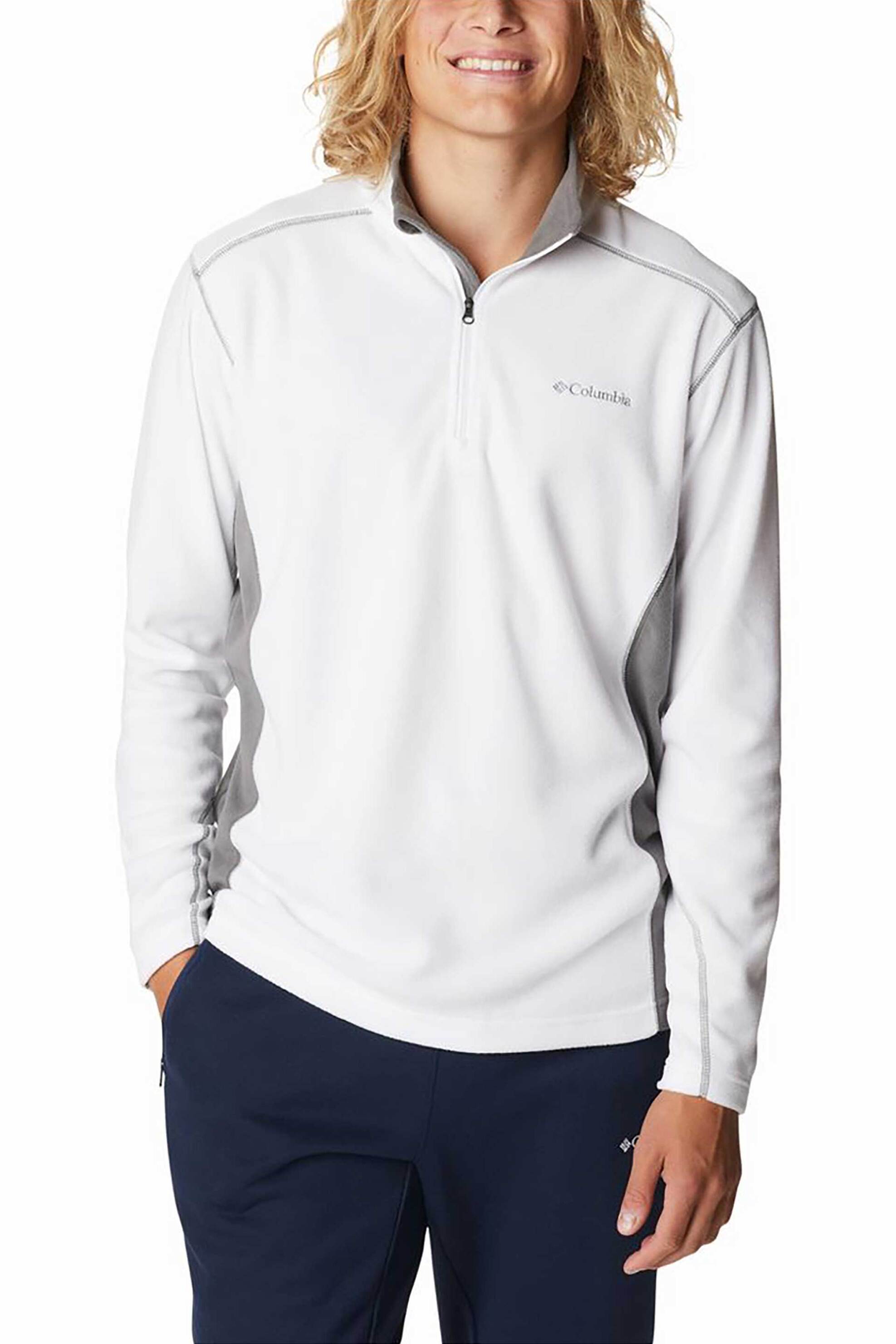 COLUMBIA Columbia ανδρική μπλούζα fleece "Klamath Range™ II" - EM6503100L Λευκό