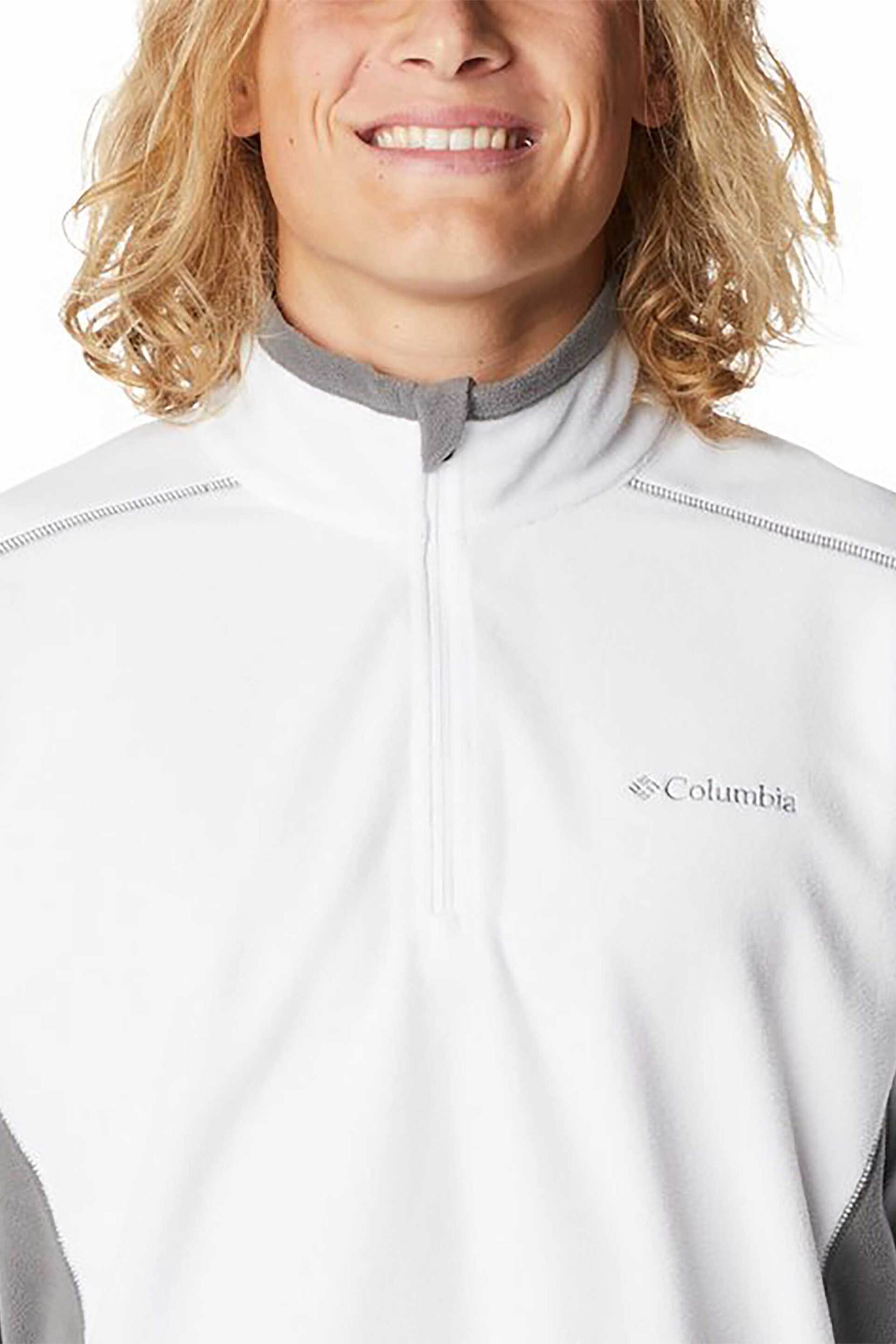 Columbia ανδρική μπλούζα fleece "Klamath Range™ II" - EM6503100L Λευκό φωτογραφία