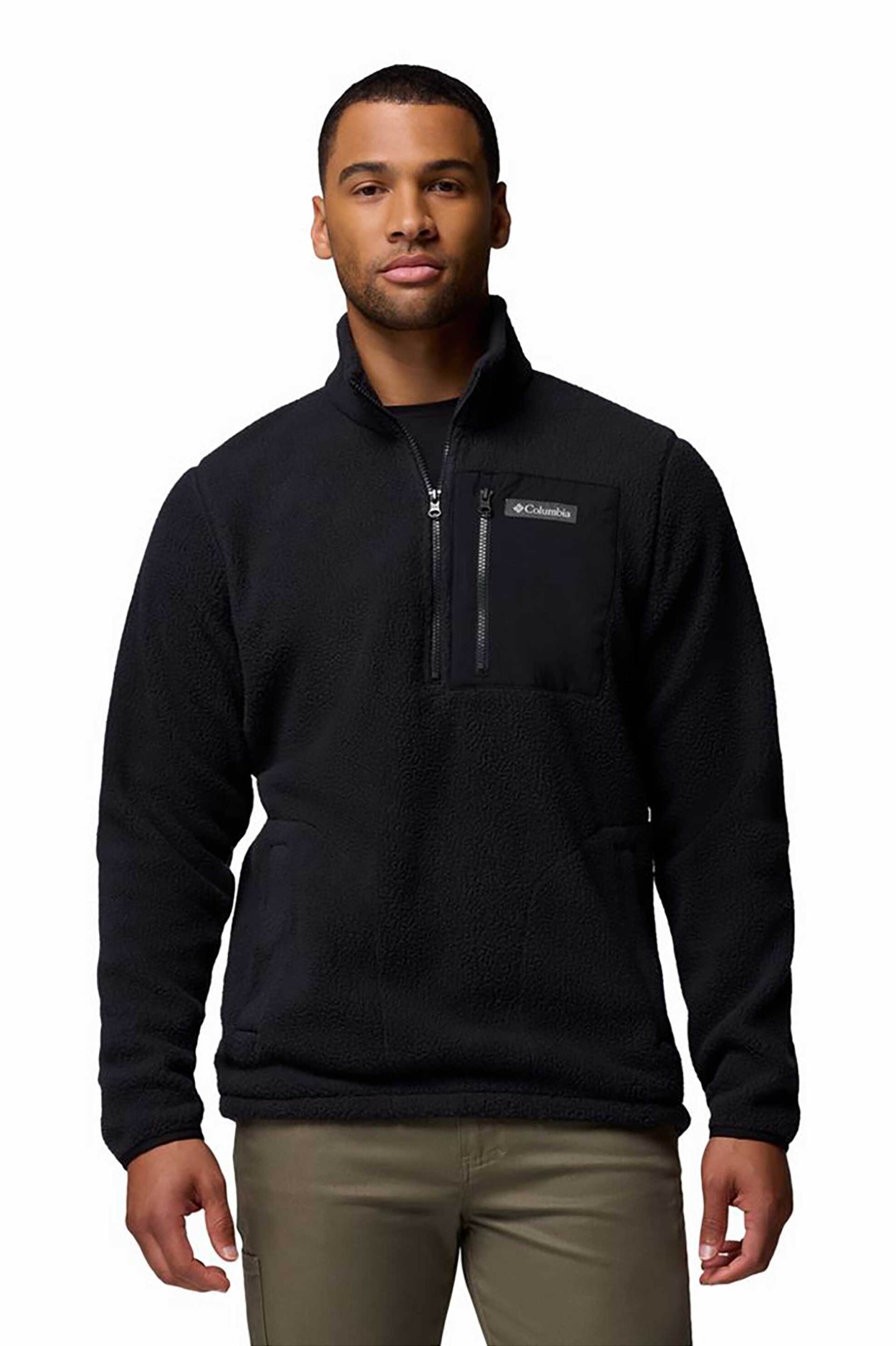 Columbia ανδρική μπλούζα fleece "Jasper Ridge™ Pebbled" - 2142411010L Μαύρο