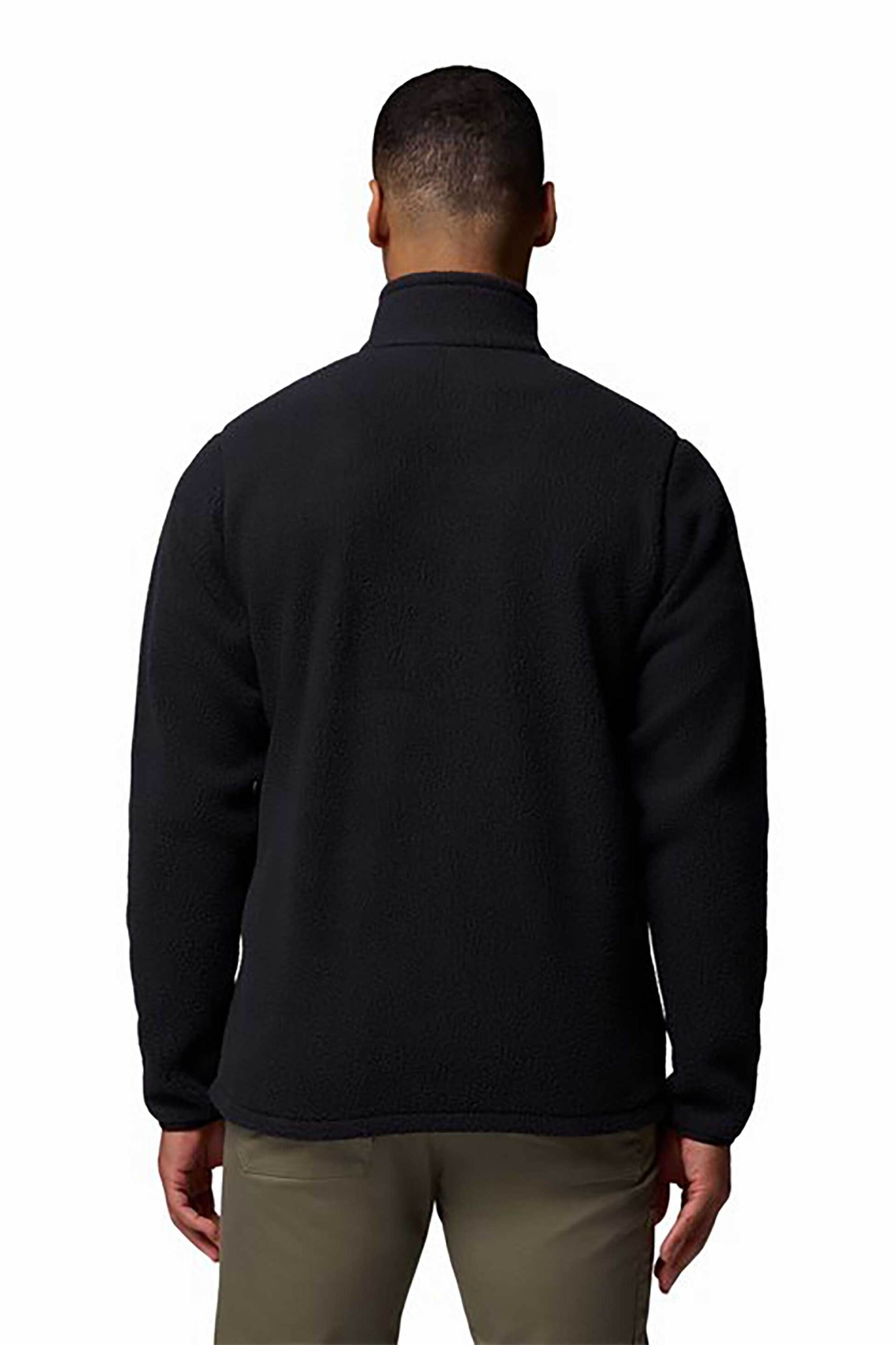 Columbia Ανδρική Μπλούζα Fleece Jasper Ridge Pebbled - 2142411010L Μαύρο