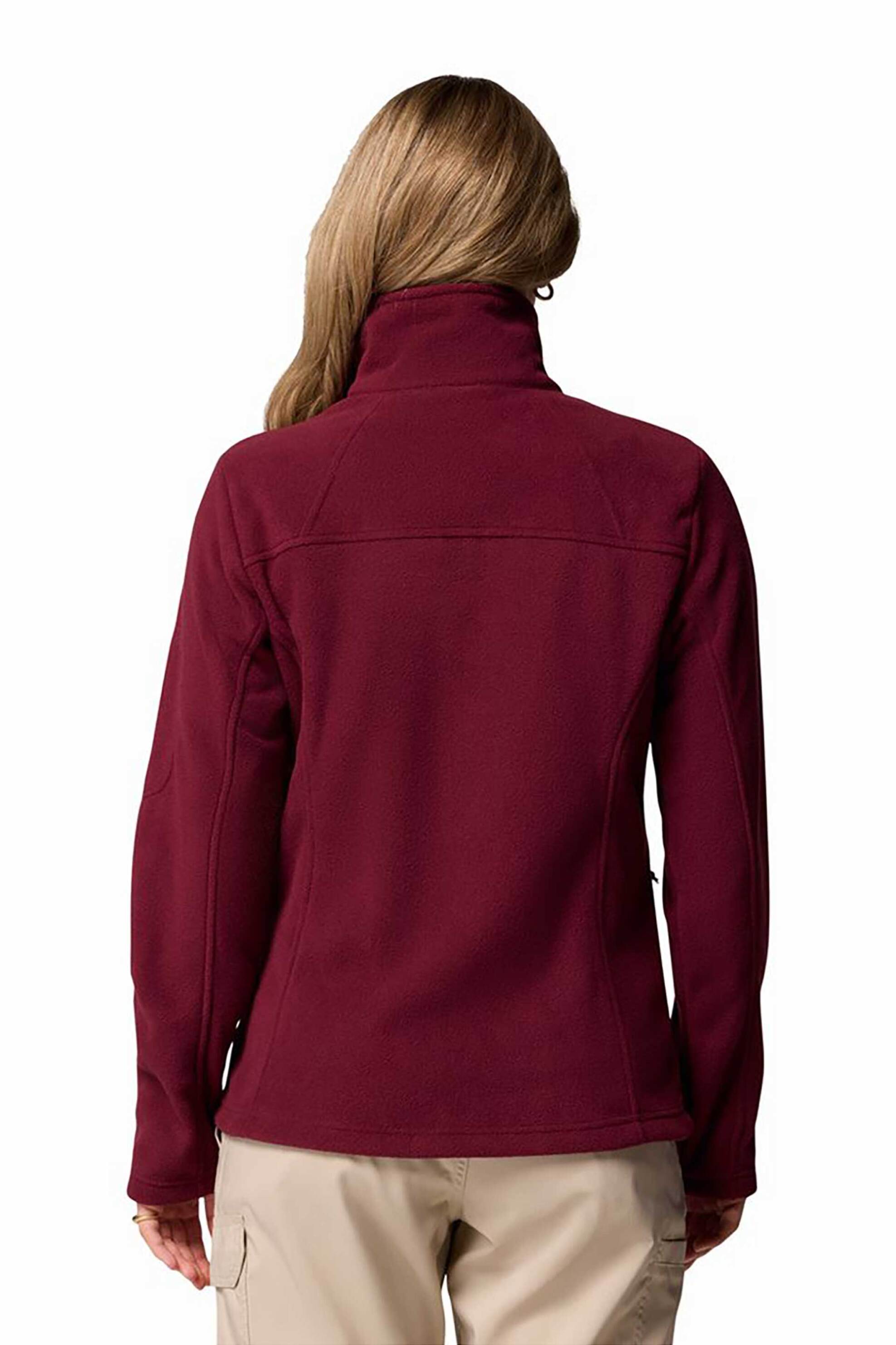 Columbia γυναικεία ζακέτα fleece "Fast Trek™ II" - EL6081591M Μπορντό φωτογραφία