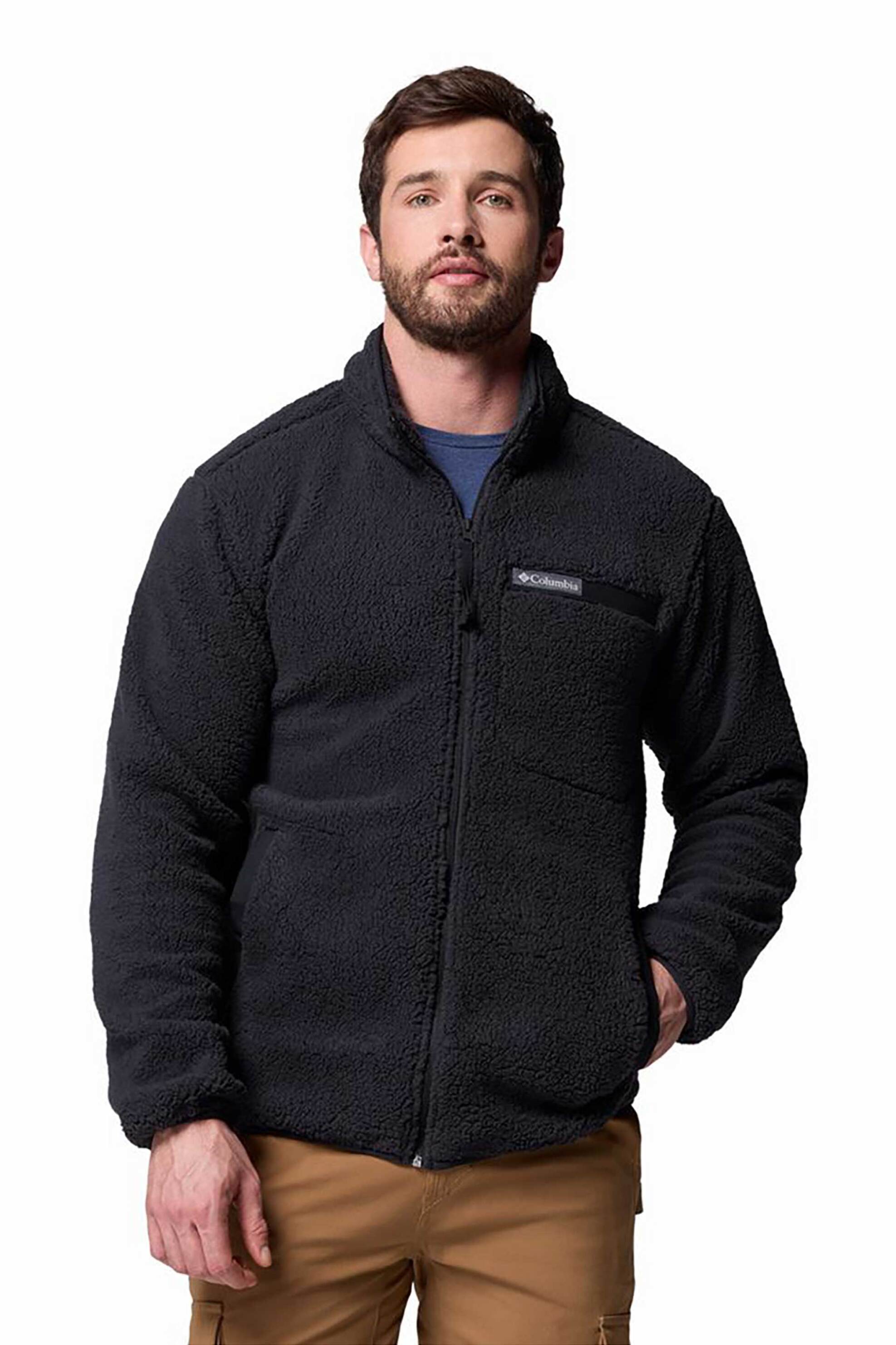 Columbia ανδρική ζακέτα fleece "Rugged Ridge™ High Pile" - 2135481010L Μαύρο