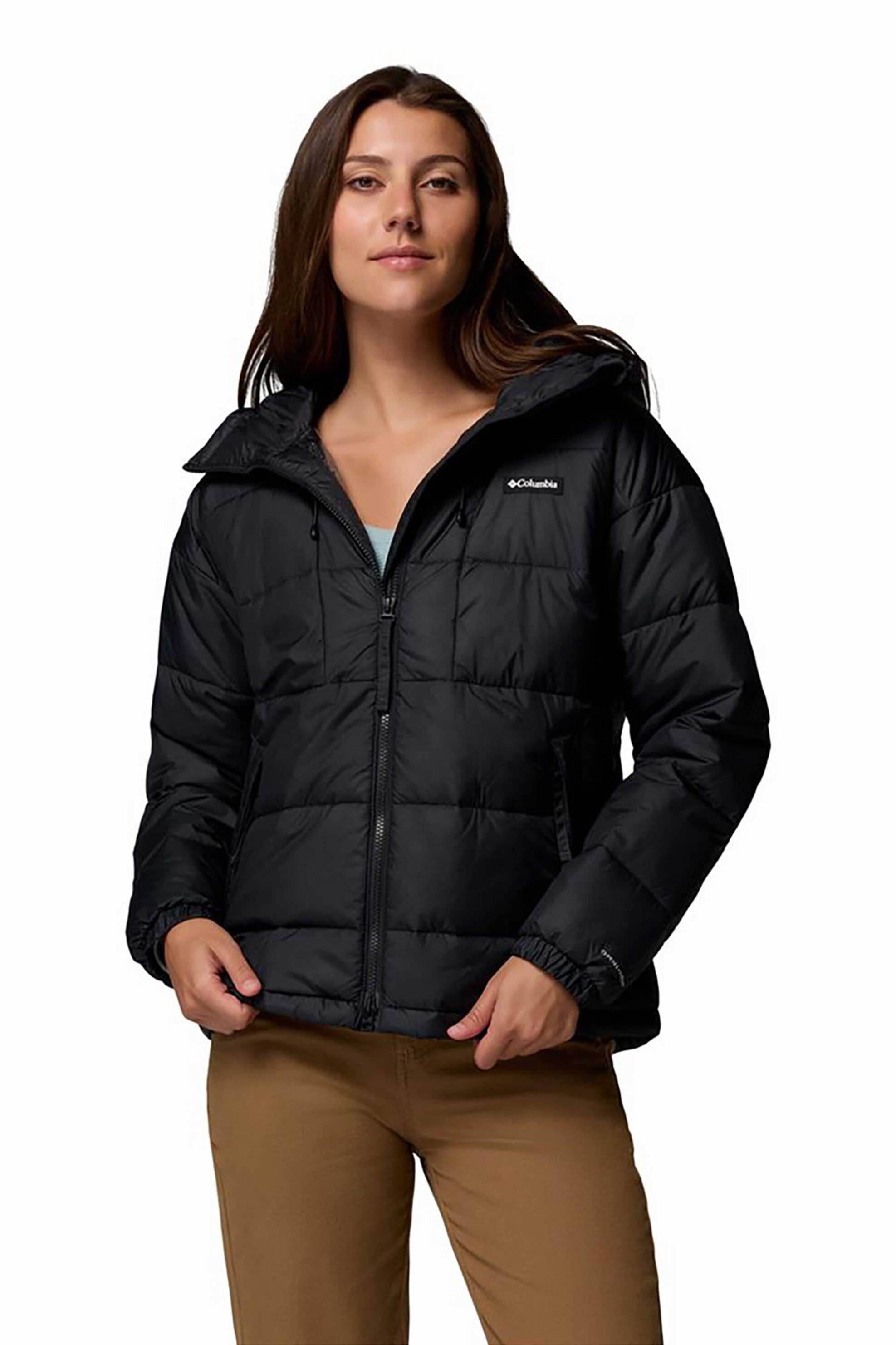 COLUMBIA Columbia γυναικείο μπουφάν με κουκούλα "Pike Lake™ III" - 2133563010L Μαύρο