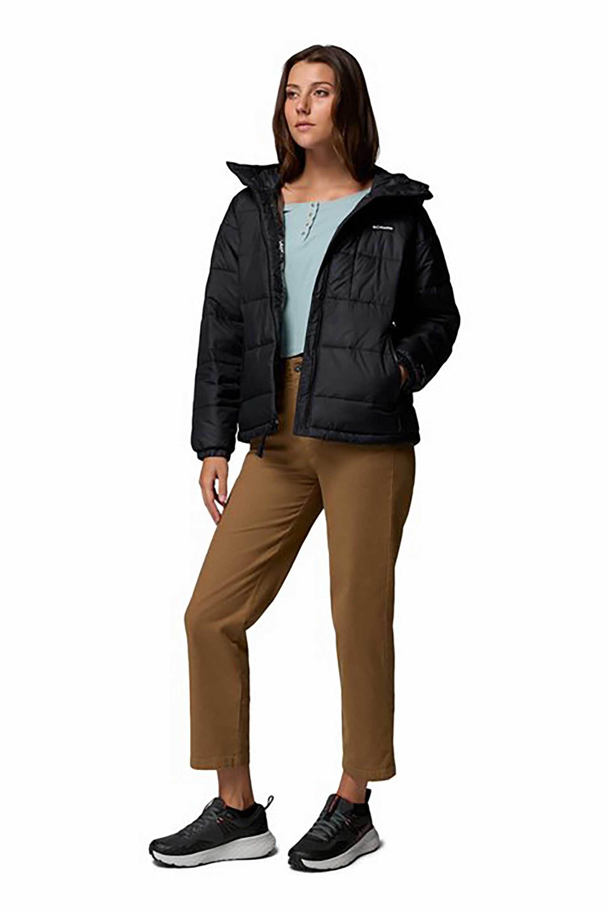 Columbia γυναικείο μπουφάν με κουκούλα "Pike Lake™ III" - 2133563010L Μαύρο φωτογραφία