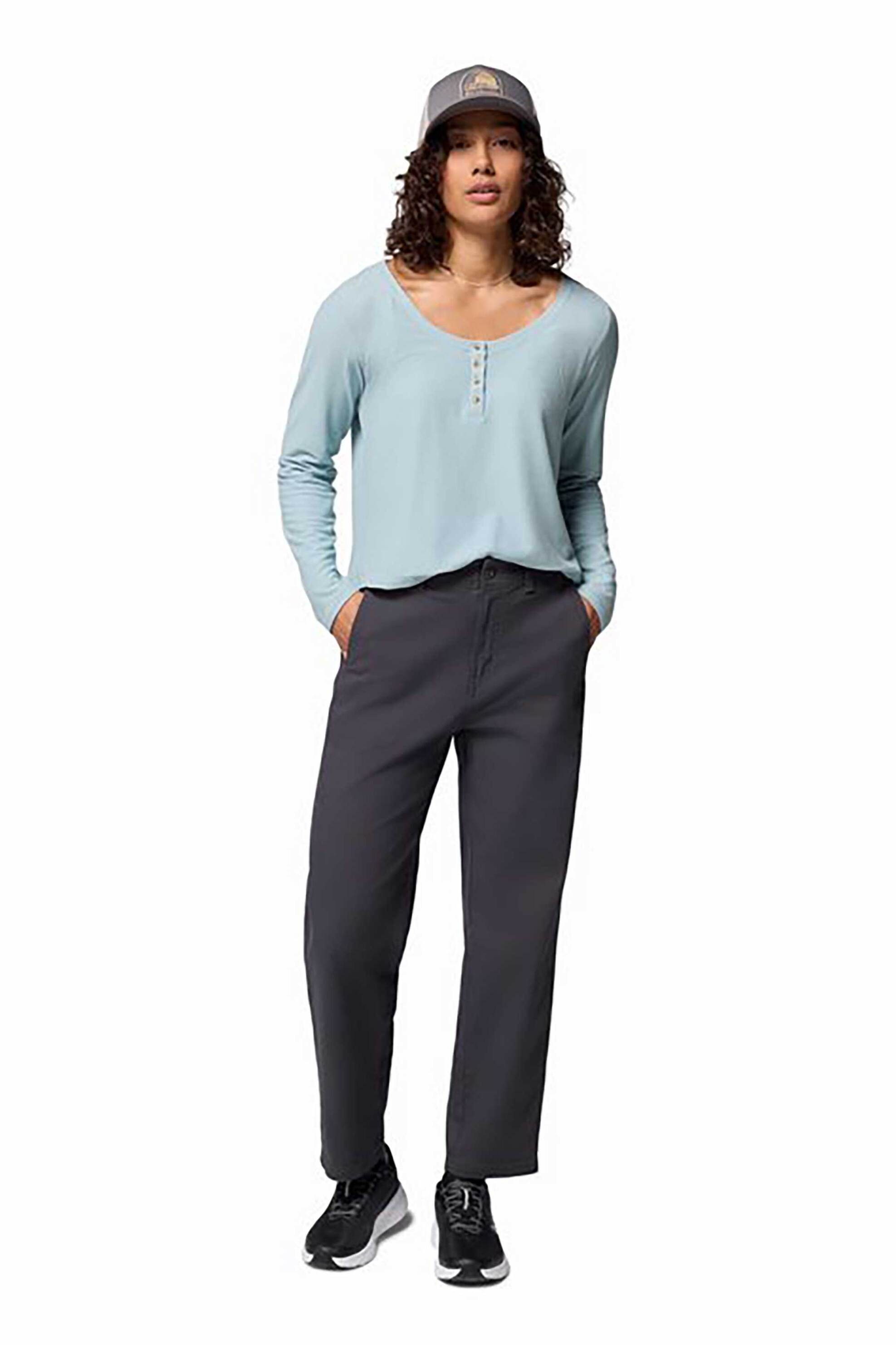 Columbia γυναικείο παντελόνι "ROC™ Straight Leg" - 21358110116 Ανθρακί