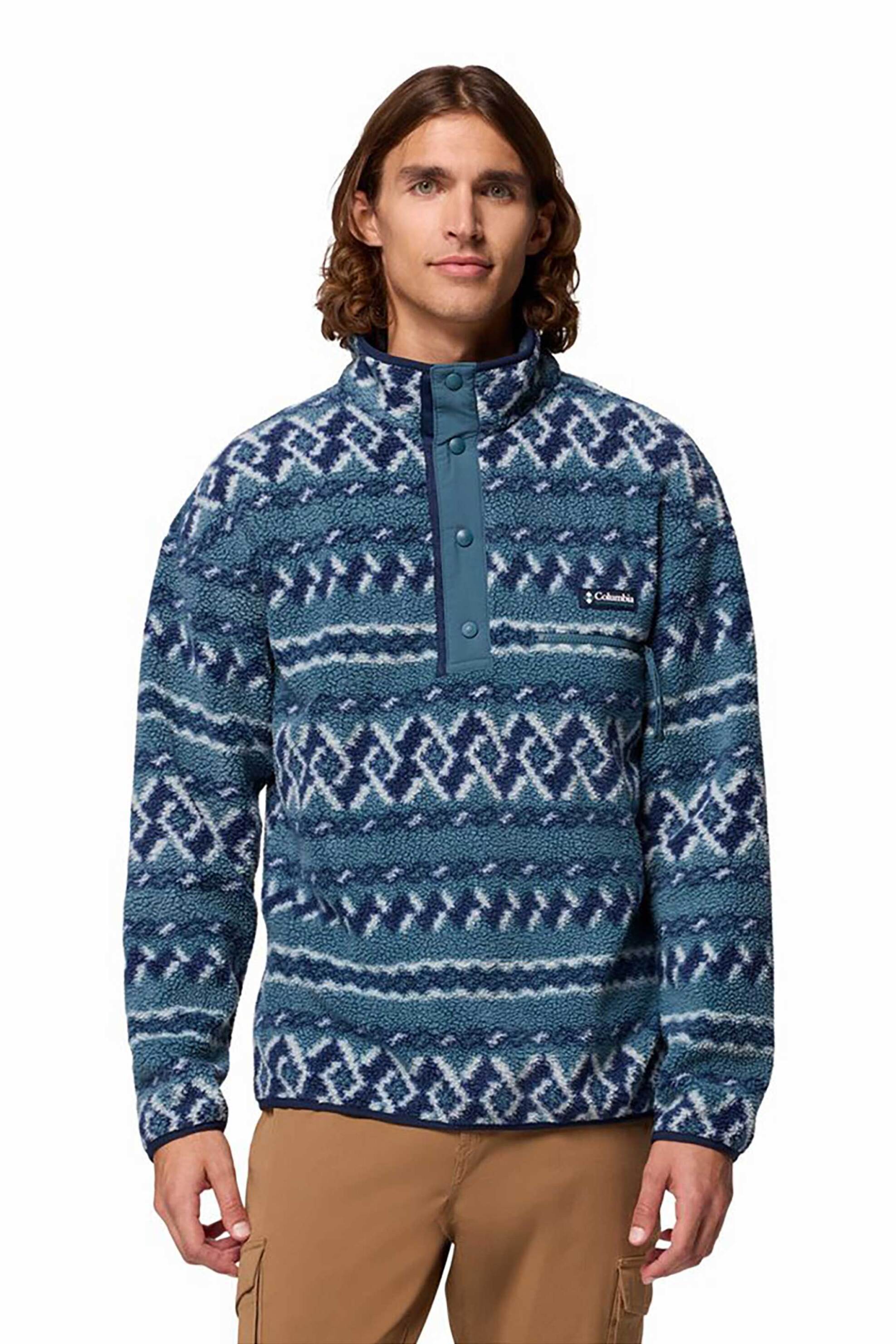 Columbia ανδρική μπλούζα sherpa fleece "Helvetia™ II Printed" - 2098461429L Μπλε