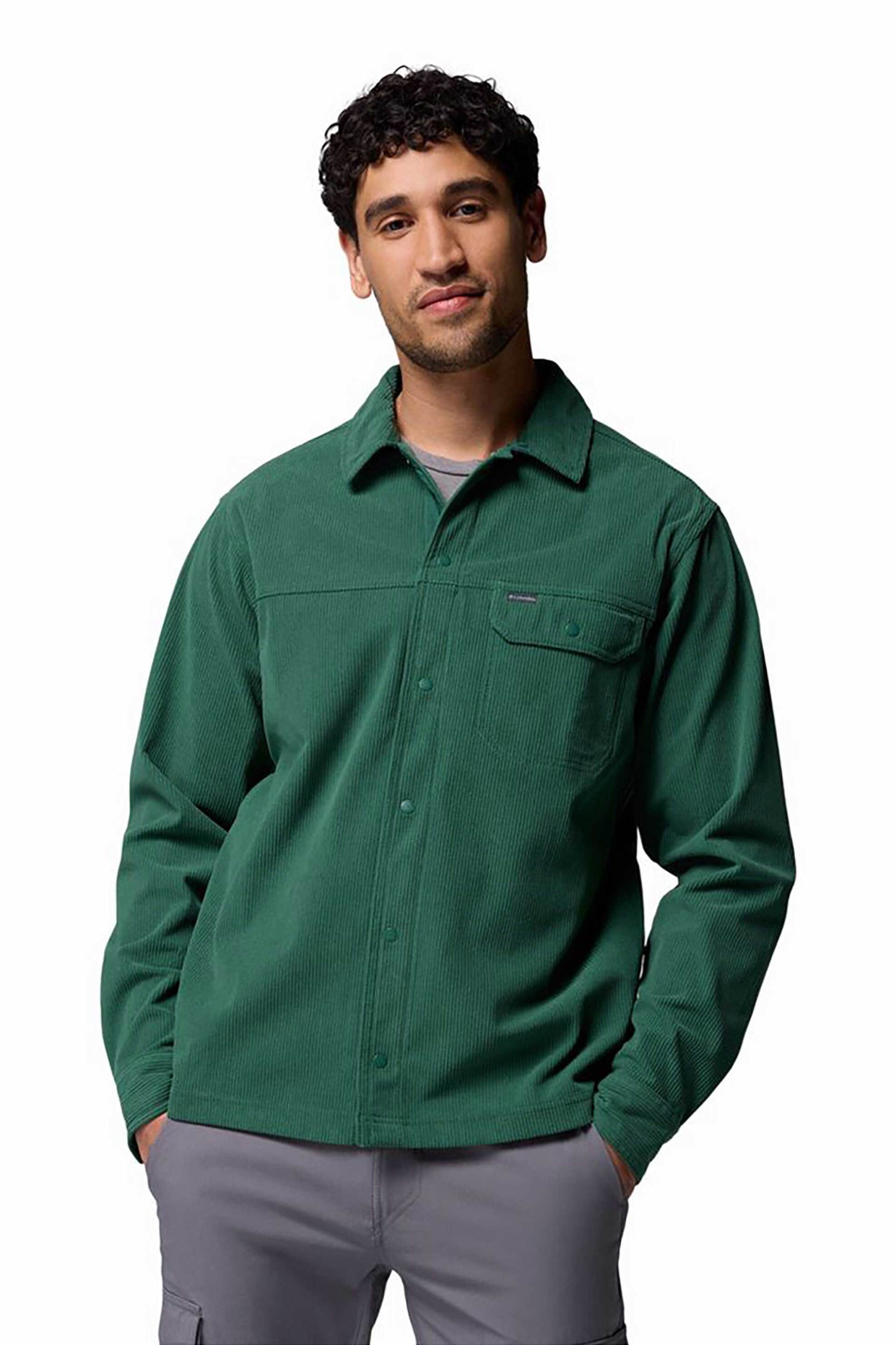 Columbia ανδρικό πουκάμισο κοτλέ "Flare Gun™" - 2095811375L Πράσινο