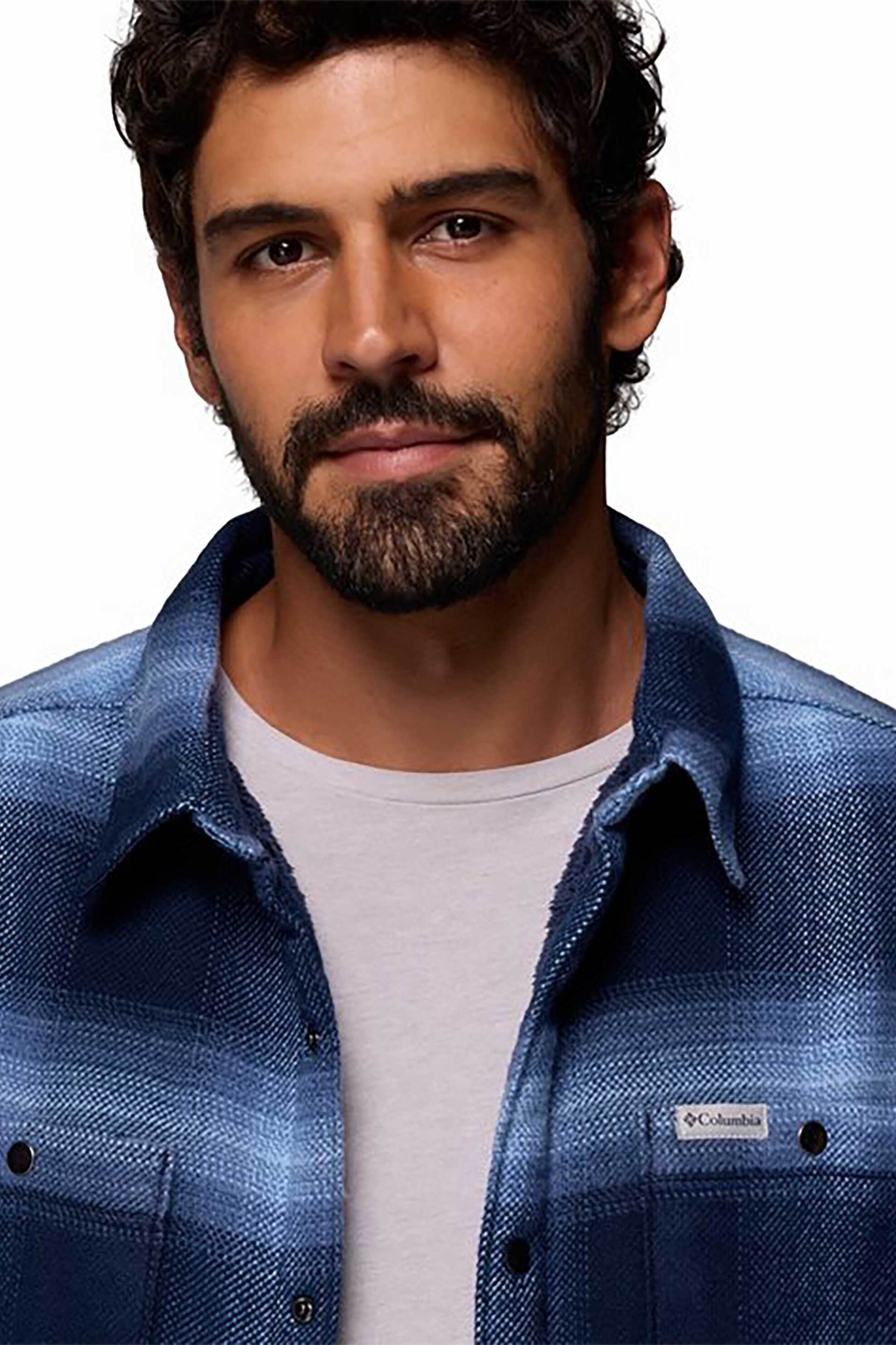 Columbia ανδρικό overshirt καρό "Windward™ II" - 2054771464L Μπλε Σκούρο φωτογραφία