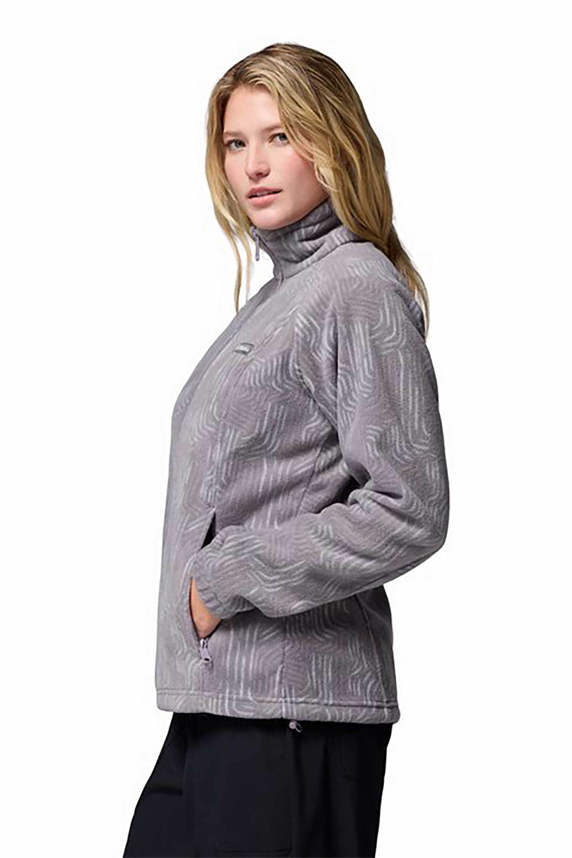 Columbia γυναικεία ζακέτα fleece "Benton Springs™ Printed" - 2021771276XL Λιλά φωτογραφία