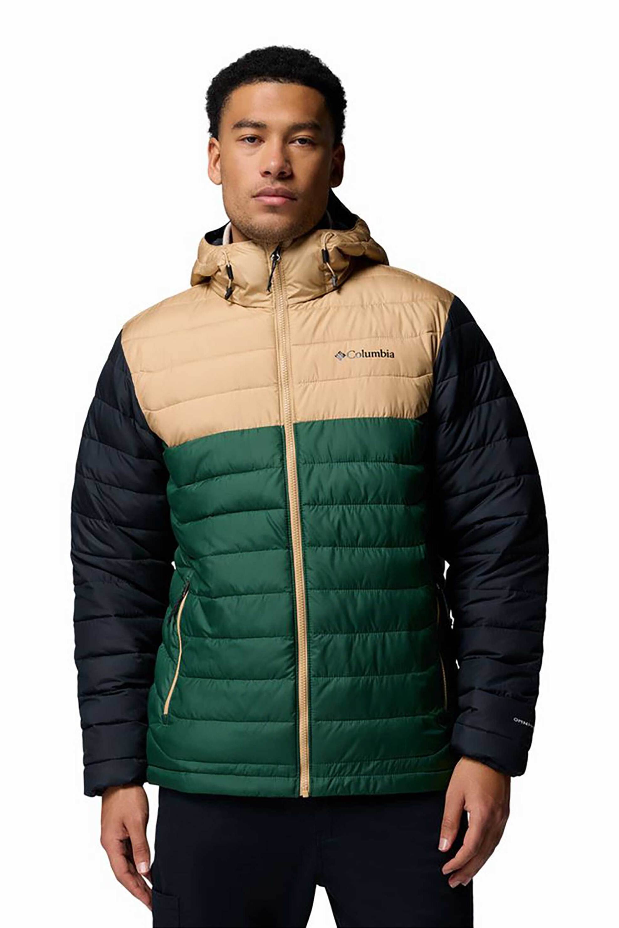 Columbia ανδρικό μπουφάν με κουκούλα "Powder Lite™ II" - 2086944010L Πράσινο